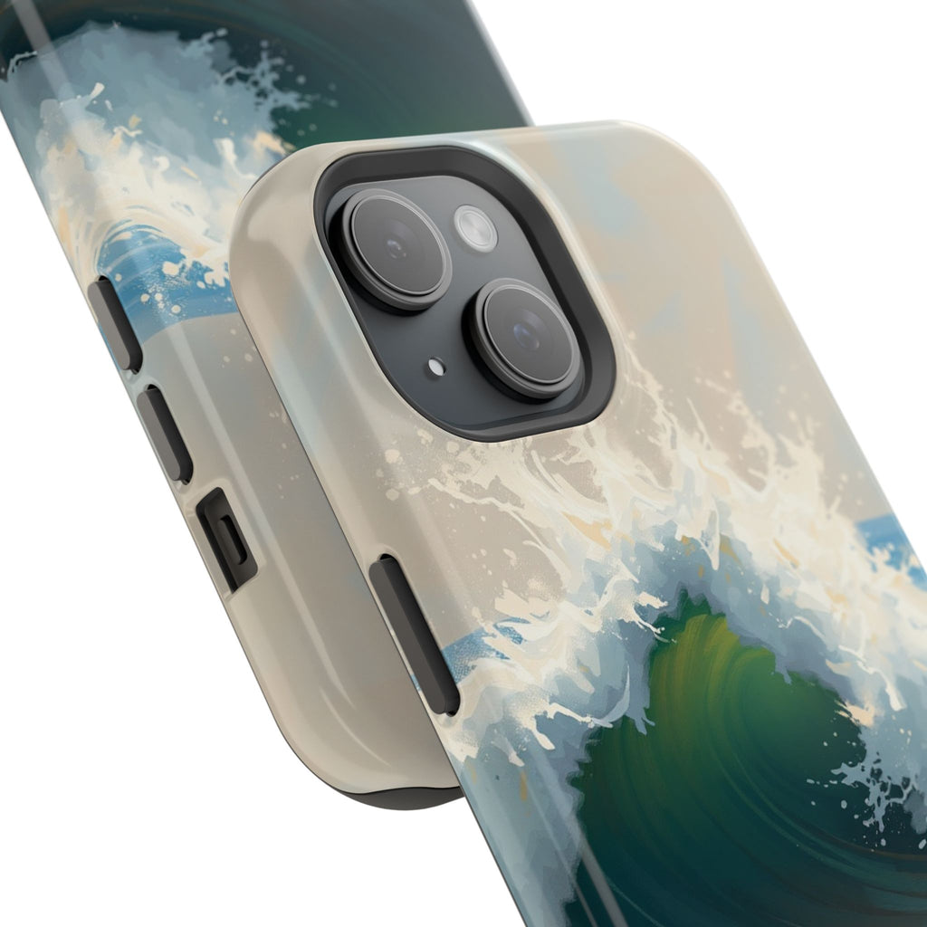iPhone Radiant Ocean Wave Crash Design Slim Everyday Designer Case · iPhone Case
