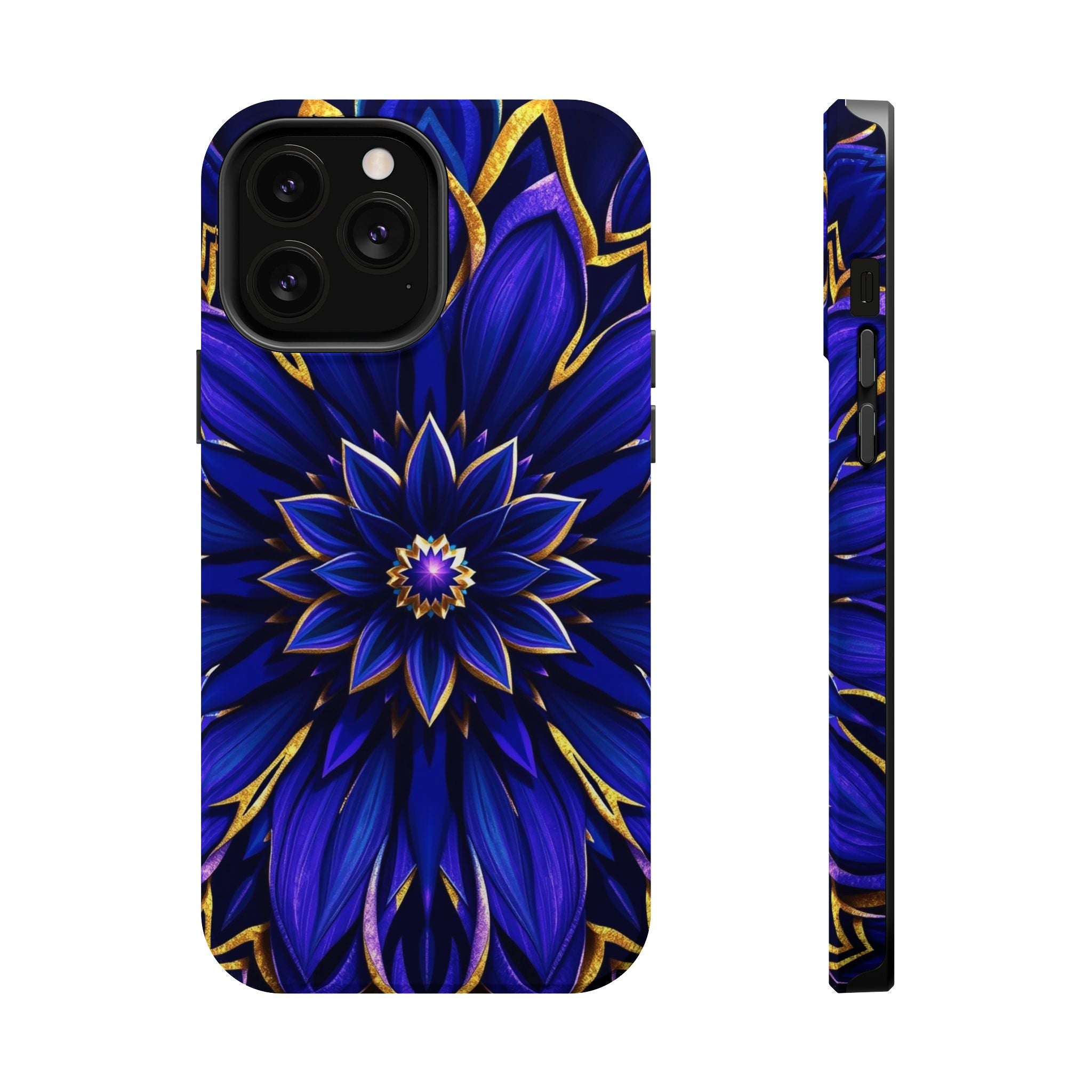 iPhone Floral Mandala Electric Art 14 Slim Everyday Designer Case · iPhone Case