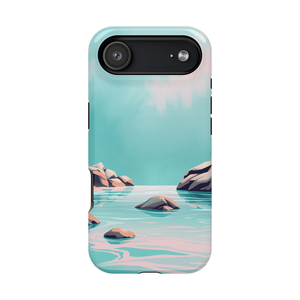 iPhone Vibrant Tidal Pool Design Bold Modern Everyday Snap Case · iPhone Case