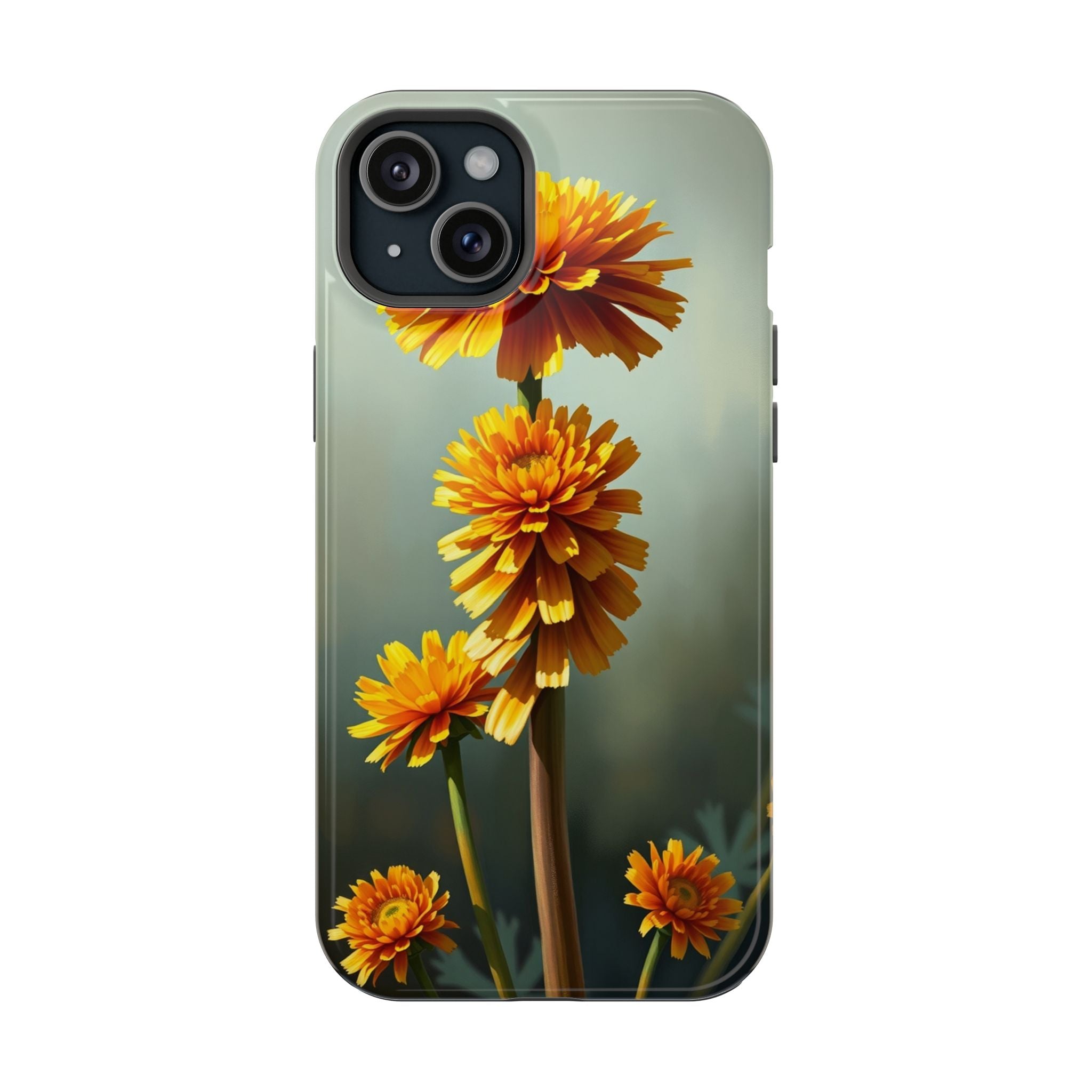 iPhone Ranunculus Stack Electric Art Slim Everyday Designer Case · iPhone Case