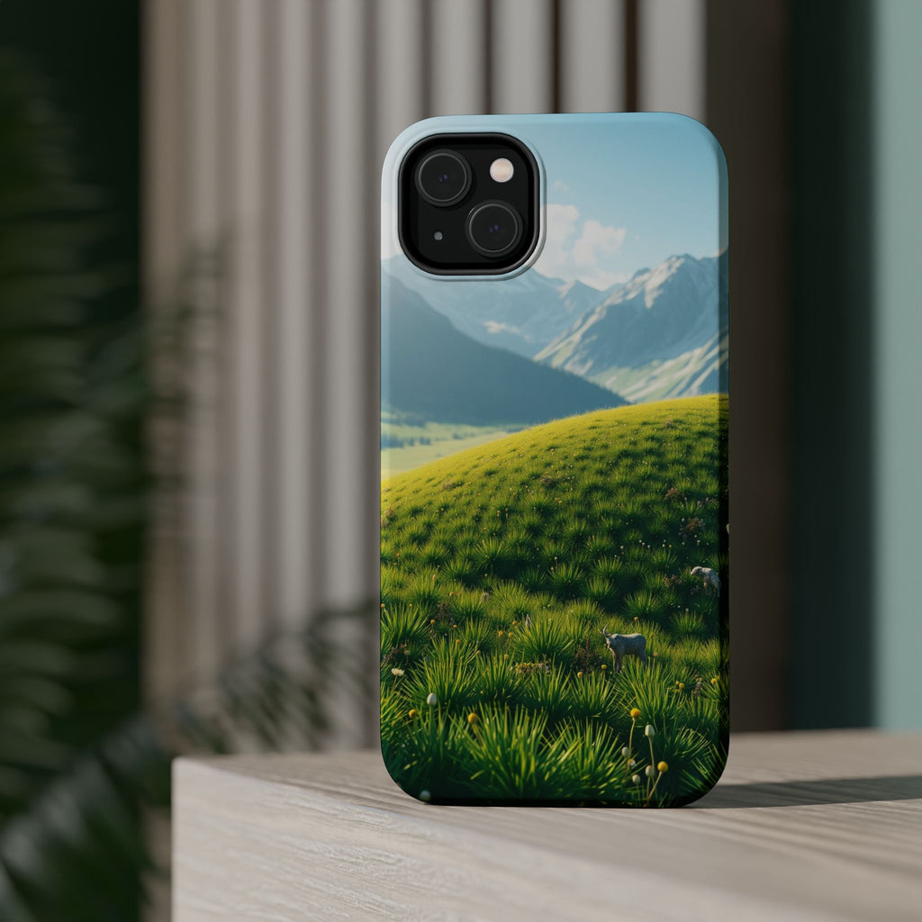 iPhone Vibrant Alpine Meadow Design Slim Everyday Designer Case · iPhone Case