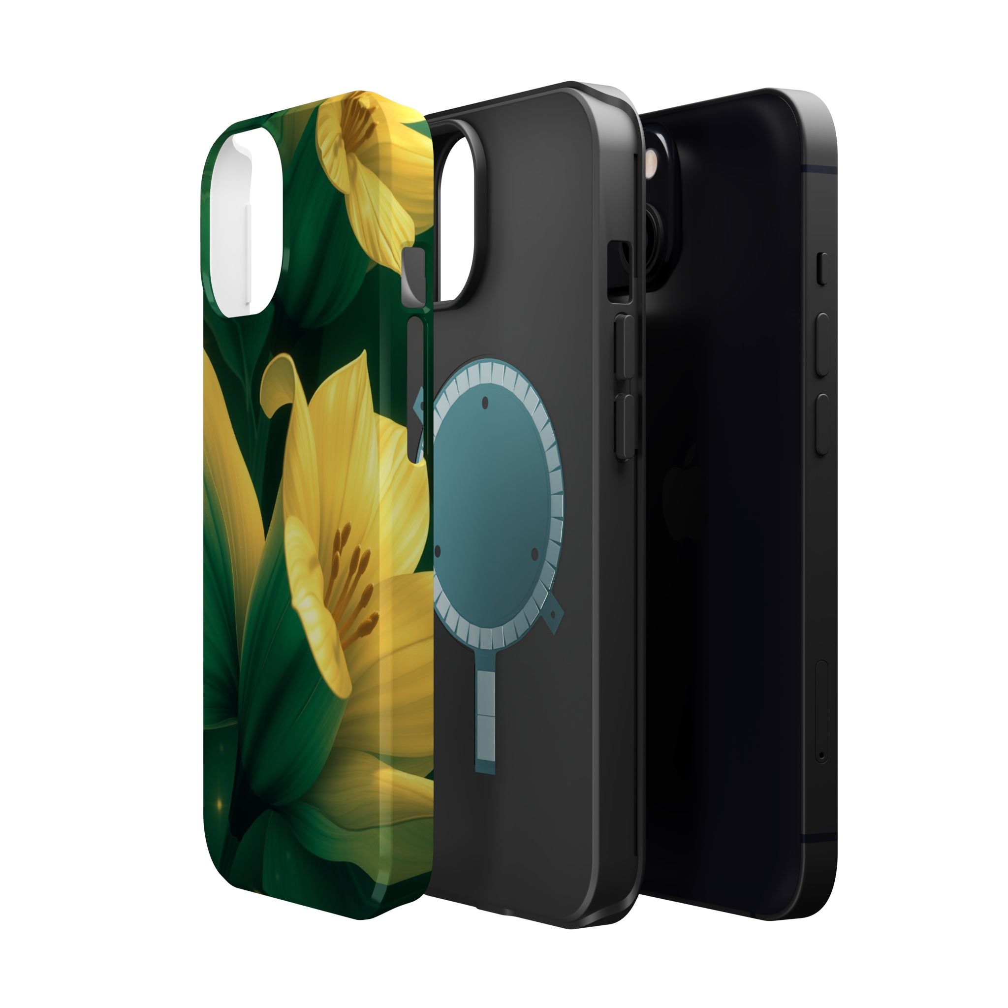 iPhone Night Bloomer Gold Foil Luxury Slim Everyday Designer Case · iPhone Case