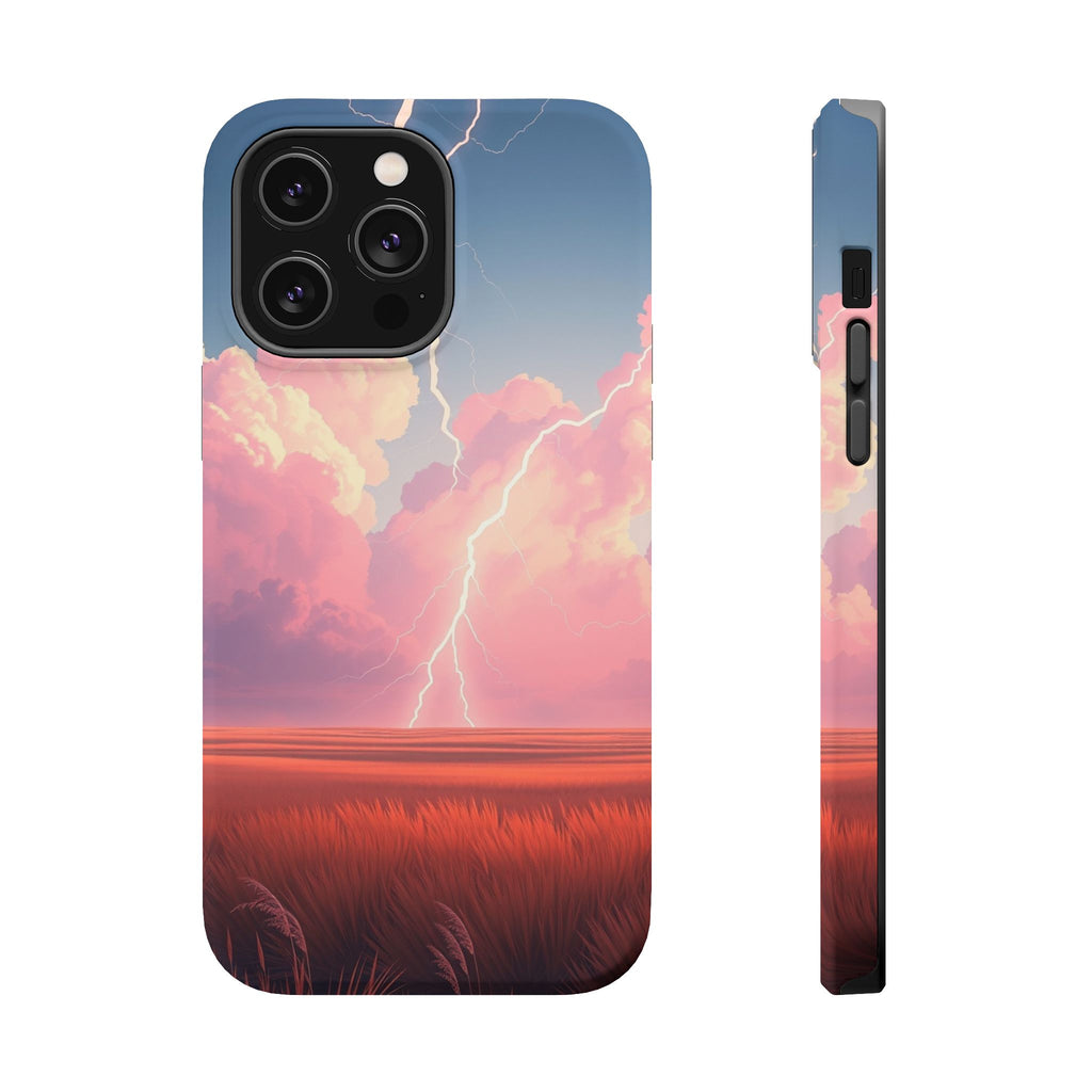 iPhone Prairie Lightning Bold Art Bold Modern Everyday Snap Case · iPhone Case