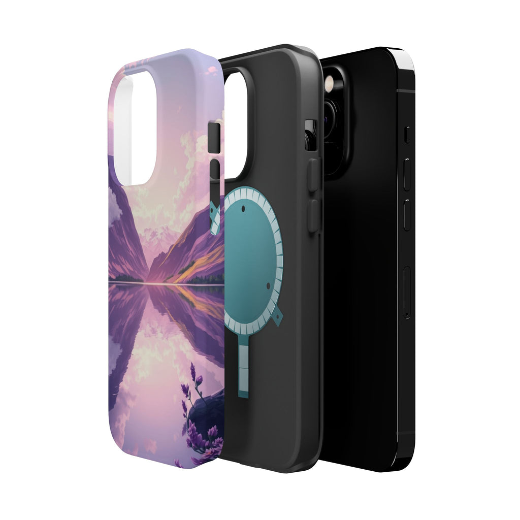 iPhone Lavender And Pearl Fjord Reflection Slim iPhone Everyday · iPhone Case