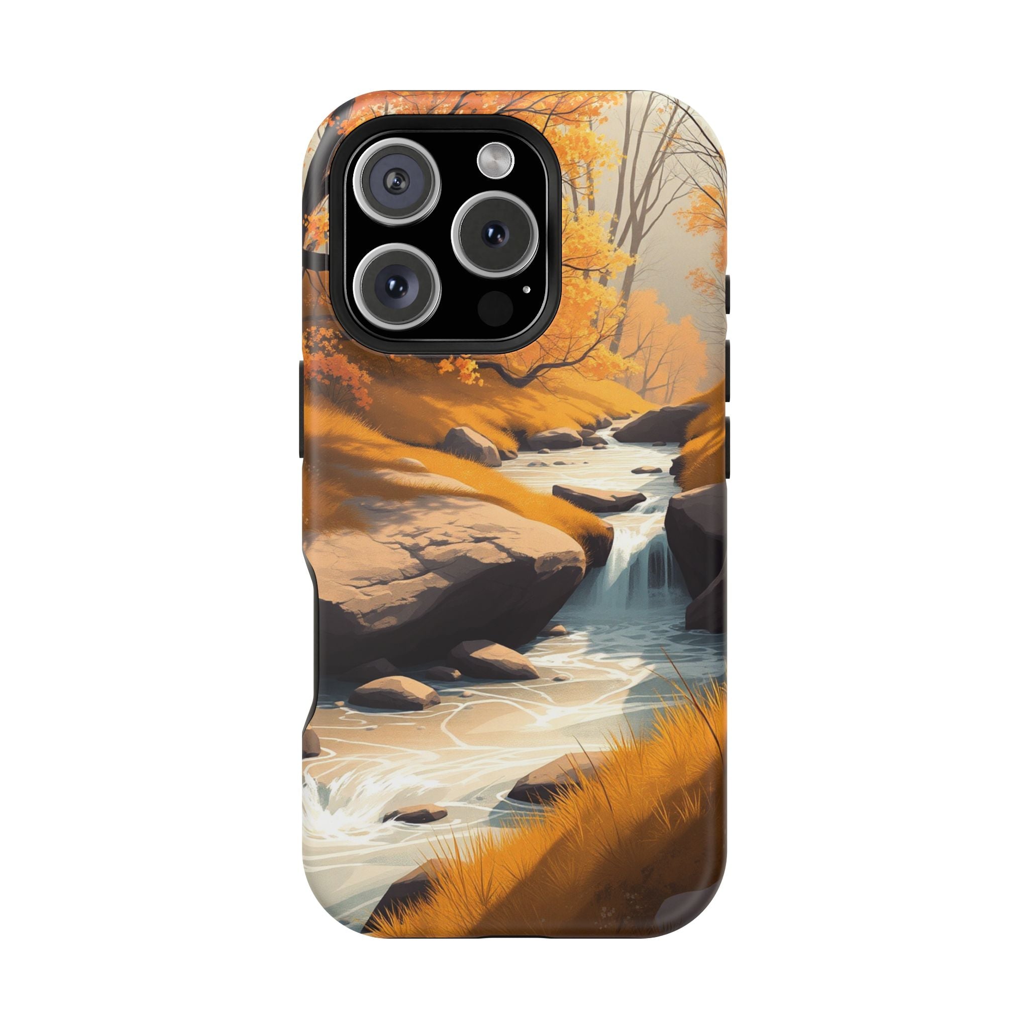 iPhone Mustard And Rust Spring Creek Slim Everyday Designer Case · iPhone Case