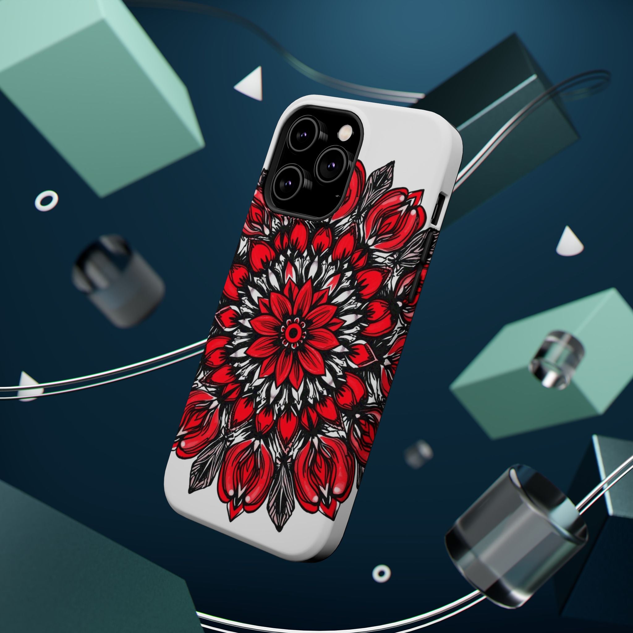 iPhone Floral Mandala Hand-Drawn Sketch Slim Everyday iPhone Designer · iPhone C