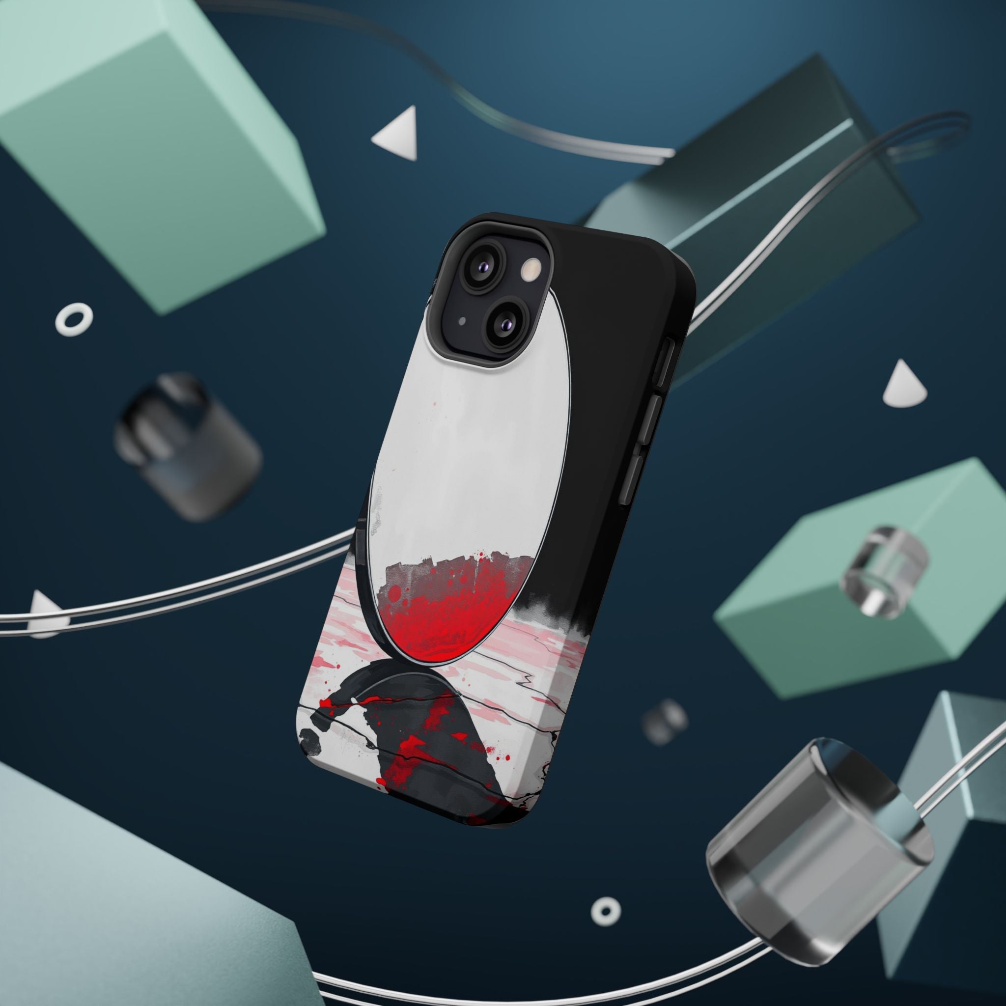 iPhone Earthy Salt Flat Mirror Design Slim Everyday Designer Case · iPhone Case