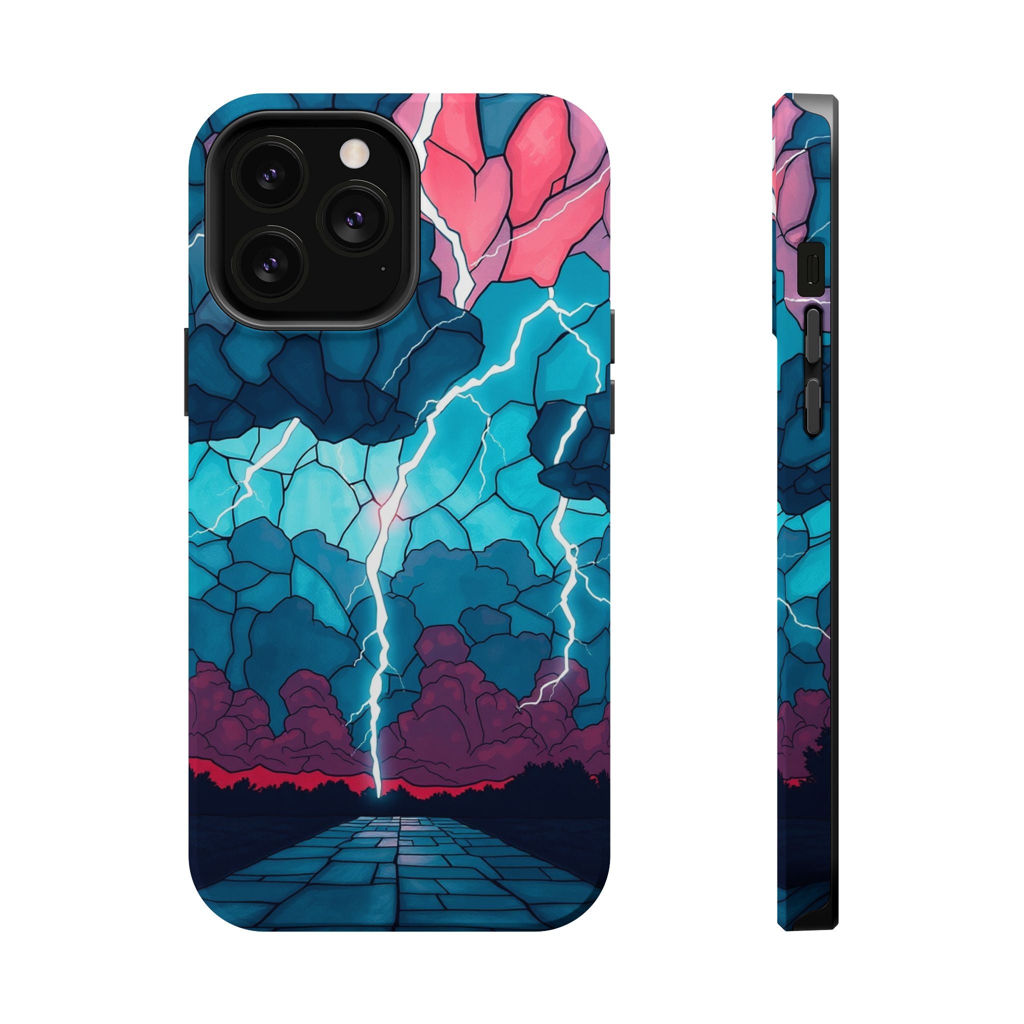 iPhone Earthy Thunderstorm Sky Design Slim Everyday Designer Case · iPhone Case