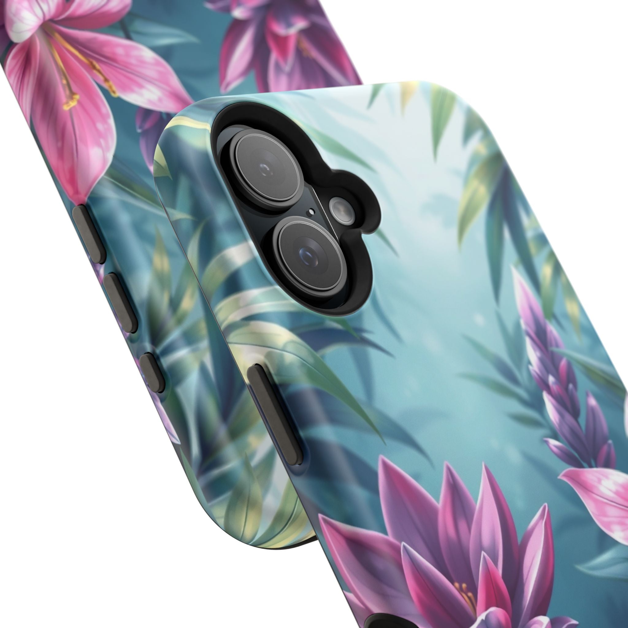 iPhone Indigo And Violet Jungle Floral Slim Everyday Designer Case · iPhone Case