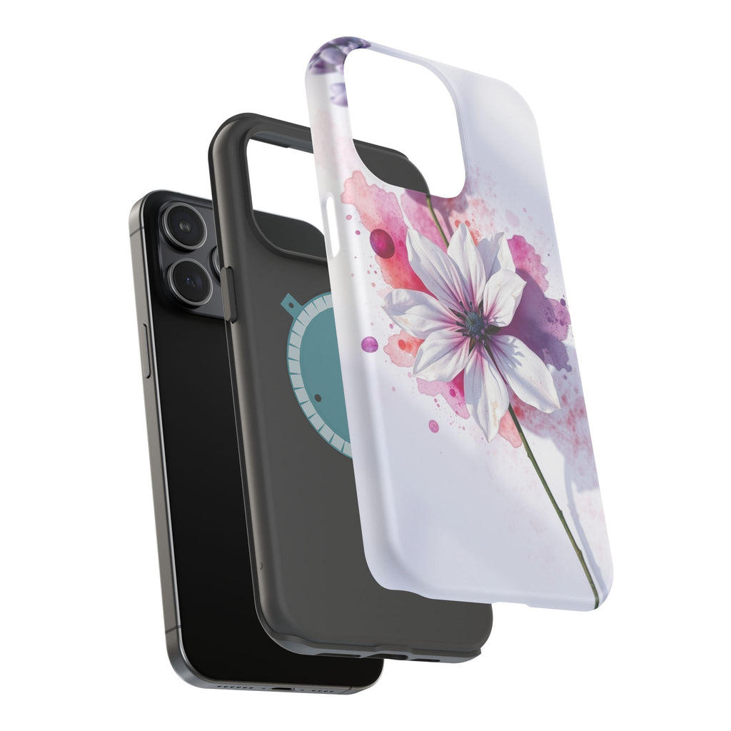 iPhone Floral Watercolor Splash Bold Art Slim Everyday iPhone 15 · iPhone Case