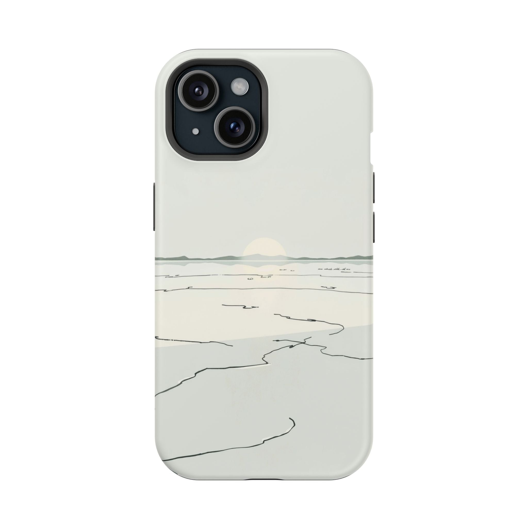 iPhone Dreamy Salt Flat Mirror Design Slim Everyday Designer Case · iPhone Case