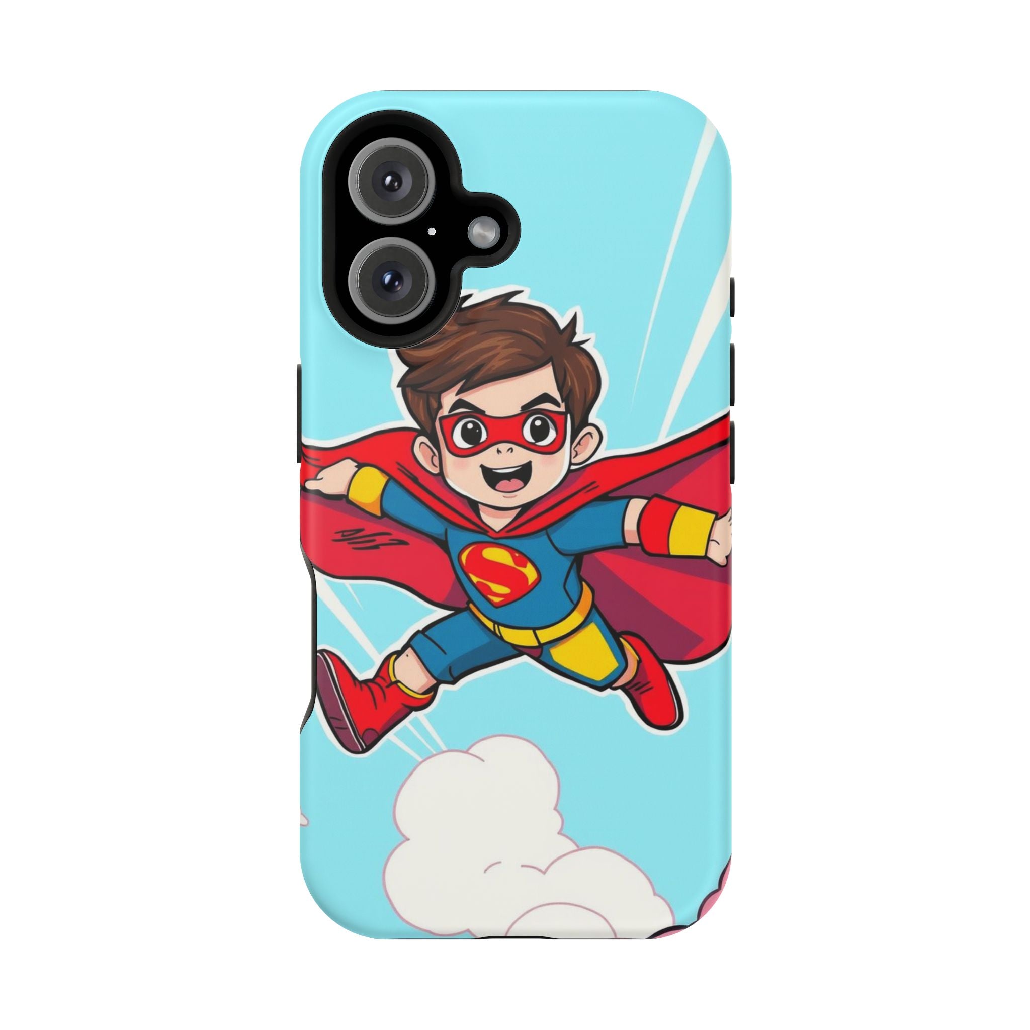 iPhone Kid Superhero Flying Kids Fun iPhone Phone Case Gift Slim · iPhone Case