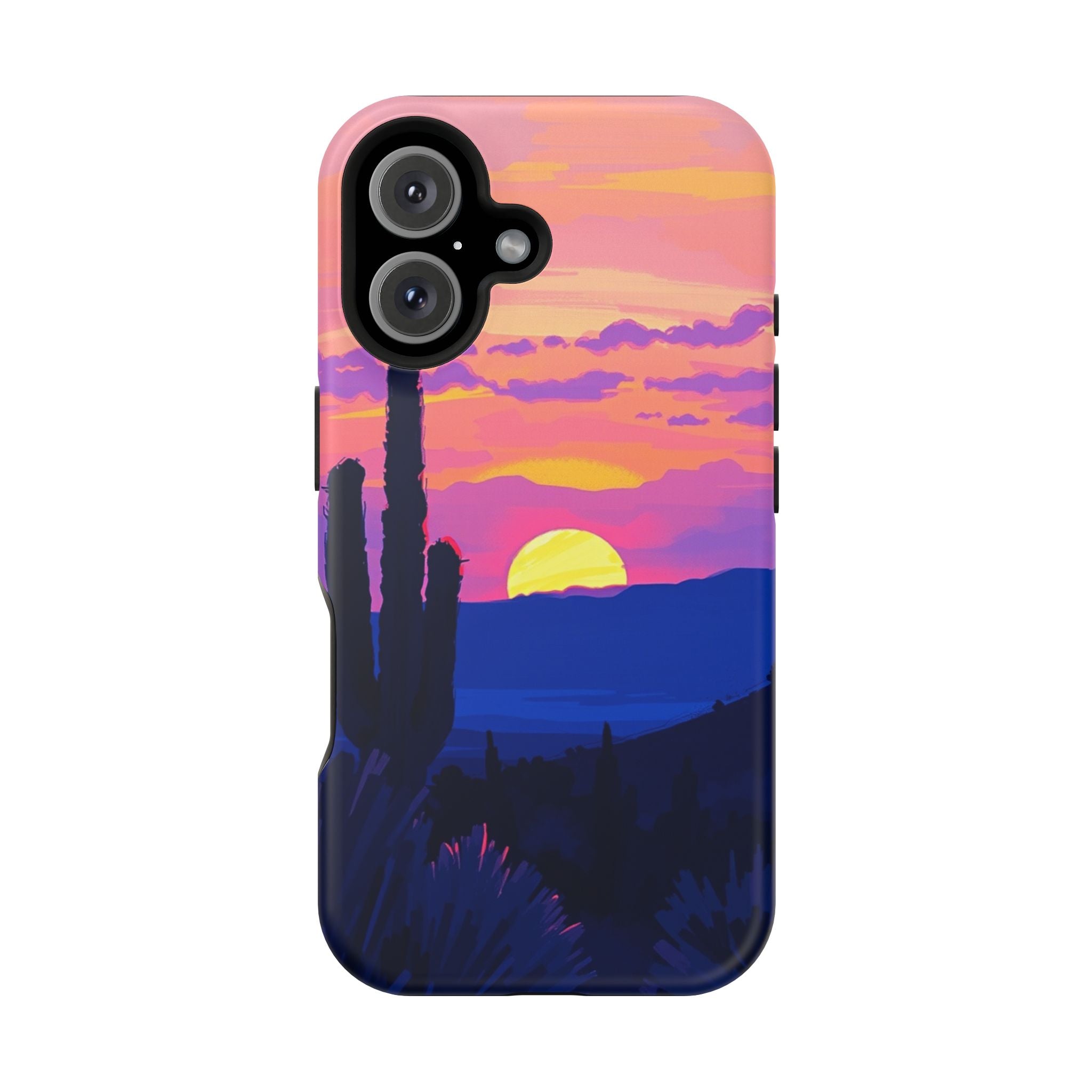 iPhone Mesa Sunset Oil Painting Impressionist Slim iPhone Everyday · iPhone Case