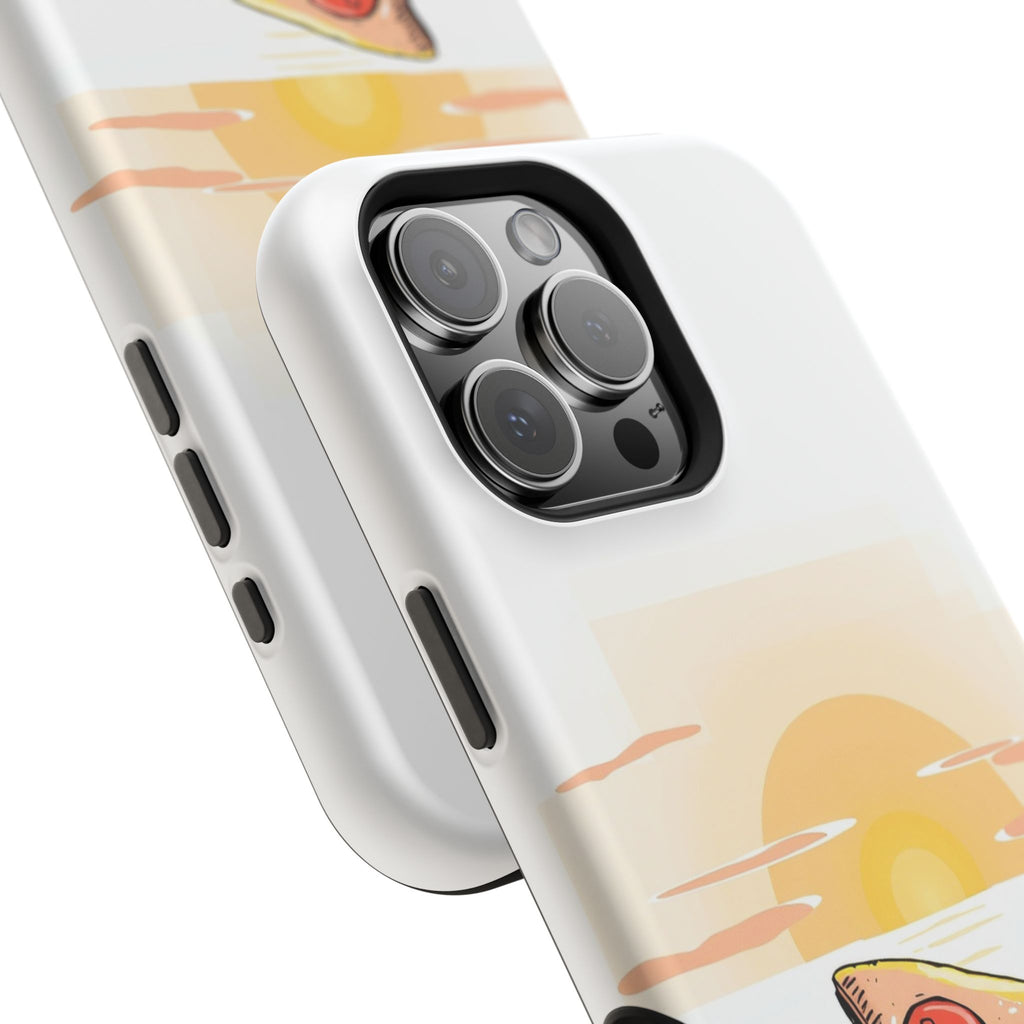 iPhone Earthy Pizza Slice Sunset Design Slim Everyday Designer Case · iPhone Cas