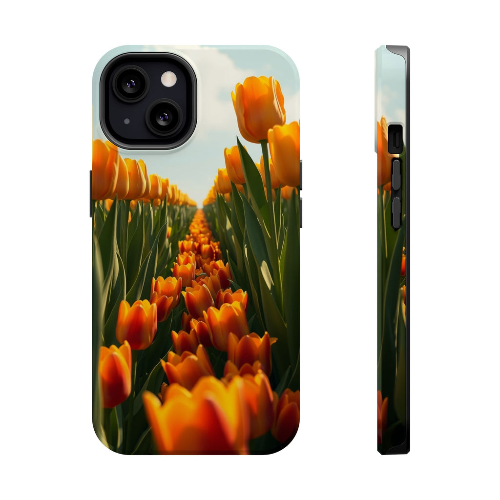 iPhone Tulip Row Radiant Design Slim Everyday Designer Case · iPhone Case
