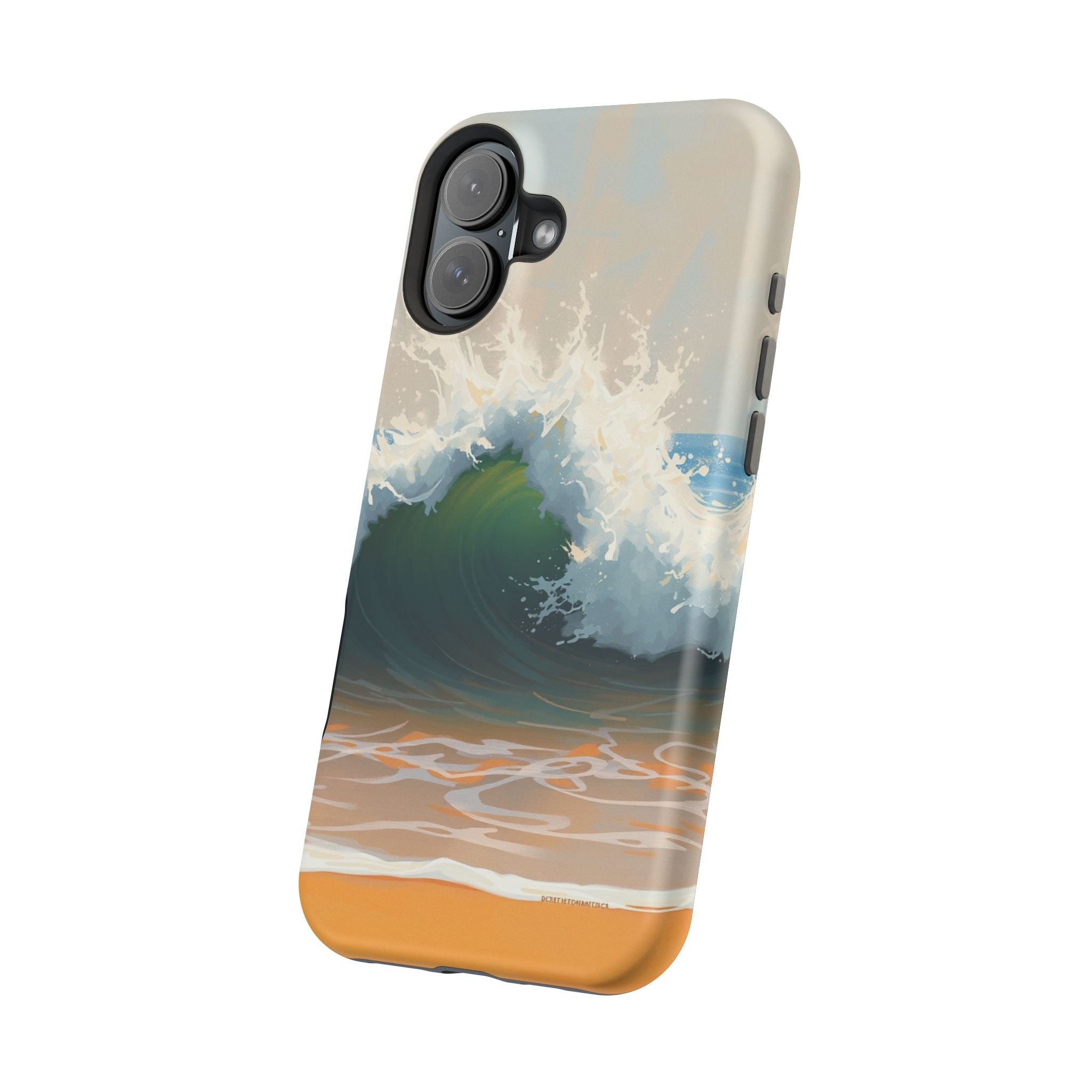 iPhone Radiant Ocean Wave Crash Design Slim Everyday Designer Case · iPhone Case