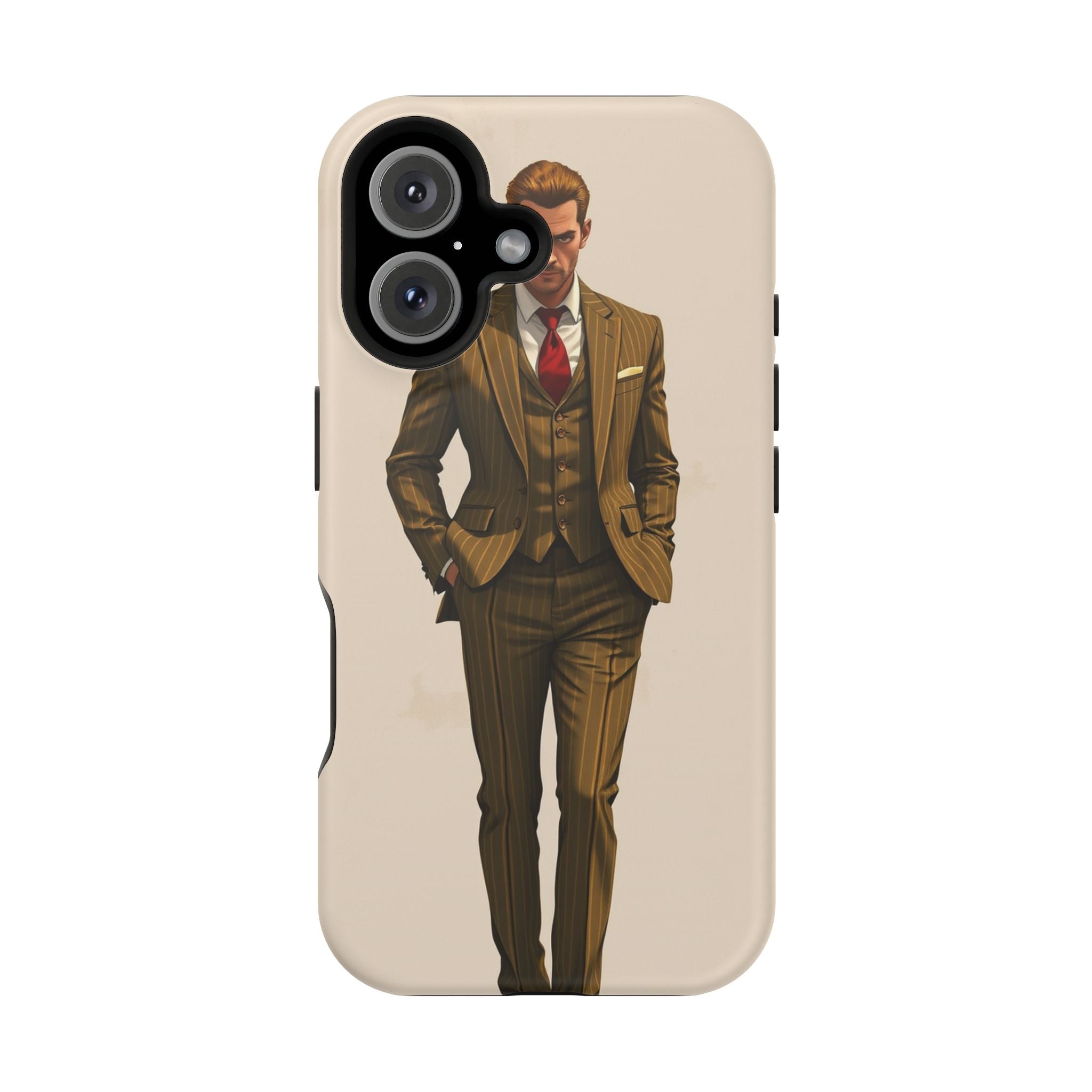 iPhone Pinstripe Suit Grunge Distressed Slim Everyday Designer Case · iPhone Cas