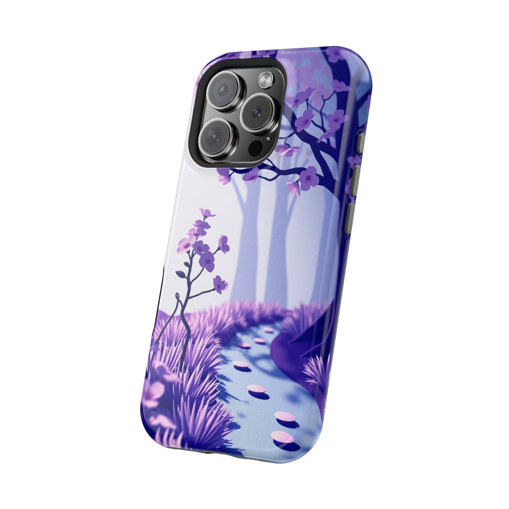 iPhone Blossom Trail Paper Cut Art Bold Modern Everyday Snap Case · iPhone Case