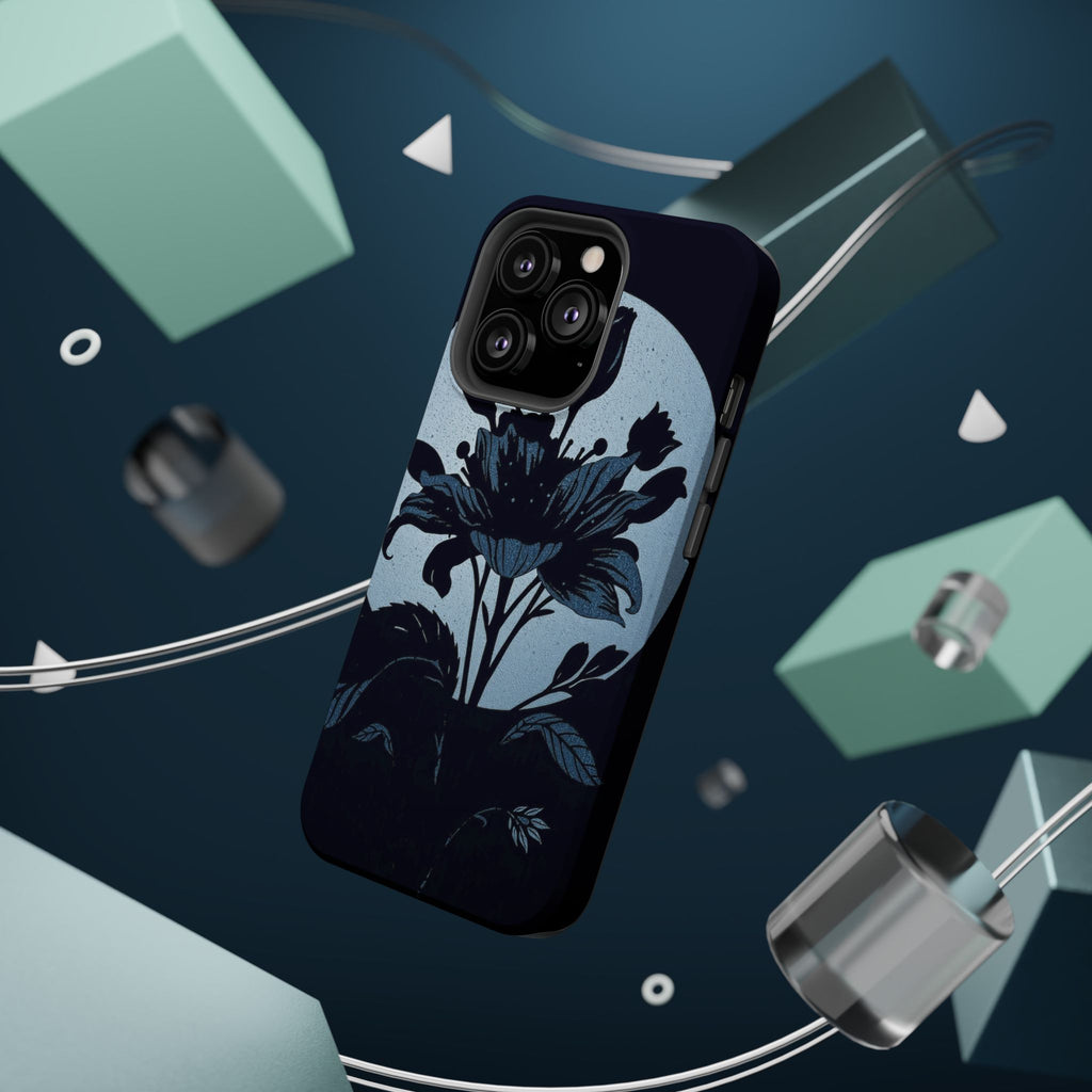iPhone Radiant Floral Silhouette Design Slim Everyday Designer Case · iPhone Cas
