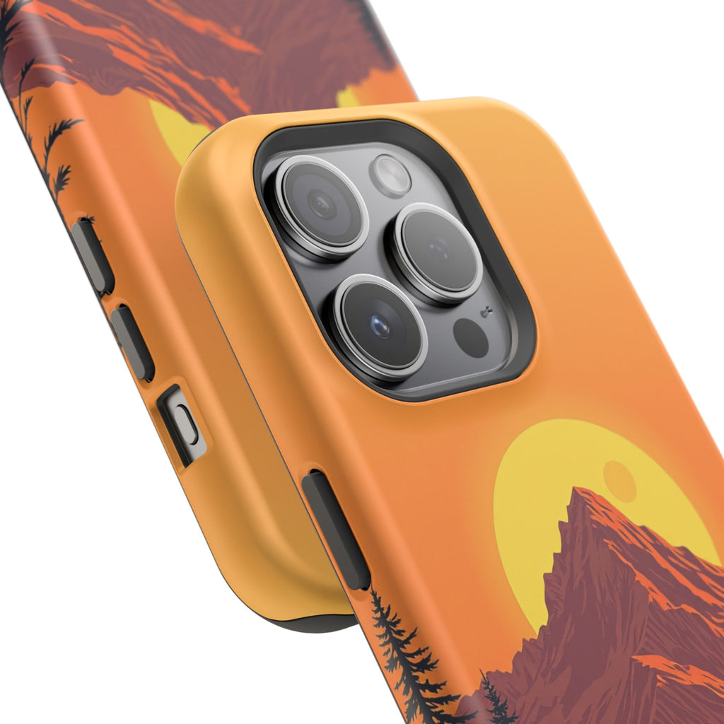 iPhone Vibrant Mountain at Sunrise Design Slim iPhone 19 Everyday · iPhone Case