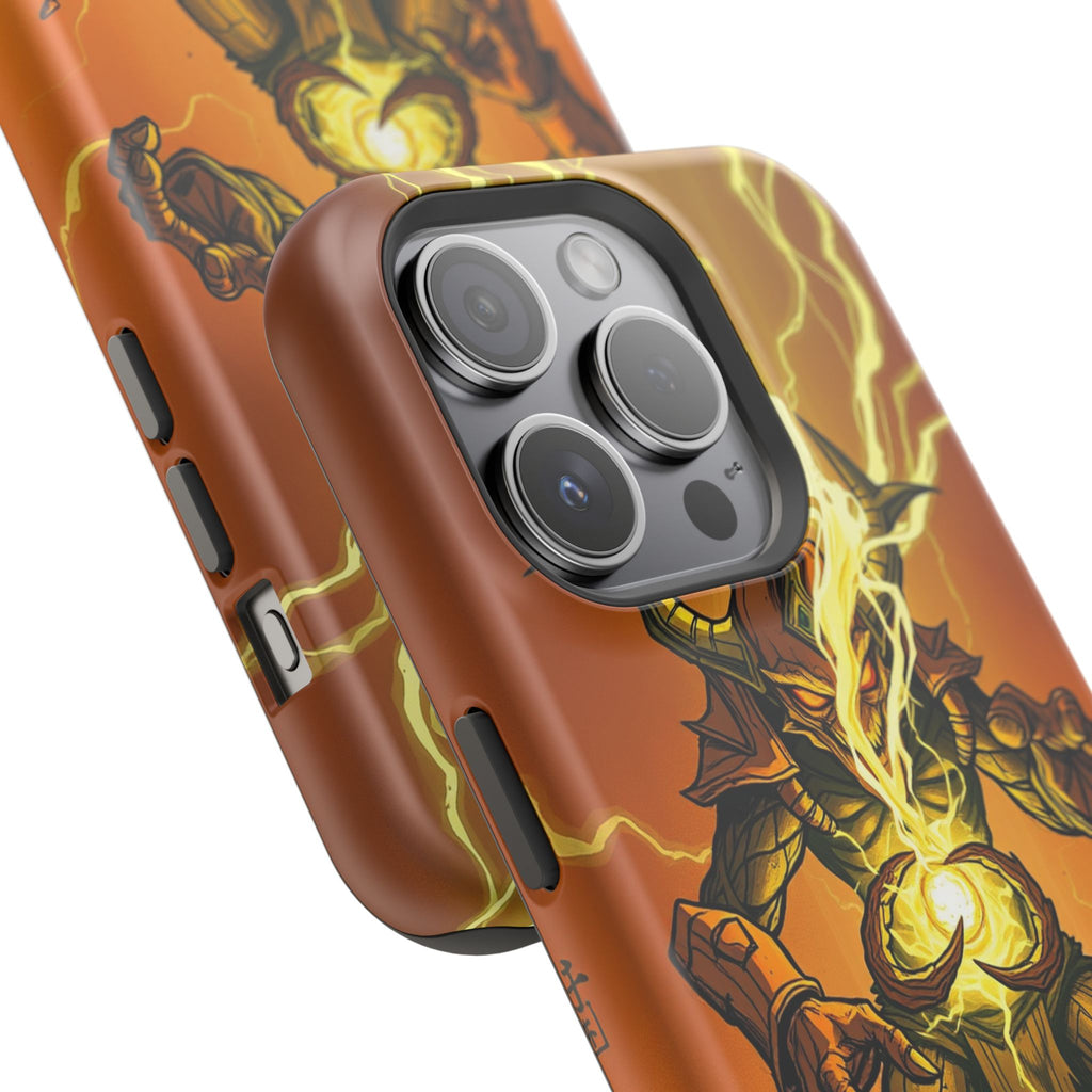 iPhone Burnt Orange And Sand Chaos Goblin Energy Clean Minimal Snap Case · iPhon