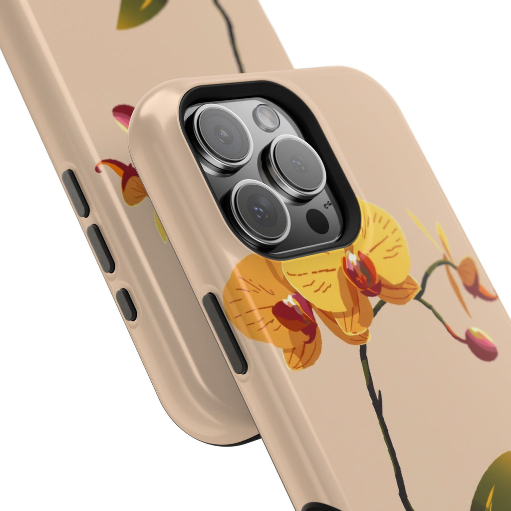 iPhone Orchid Study Pixel Art -Bit Bold Modern Everyday Snap Case · iPhone Case