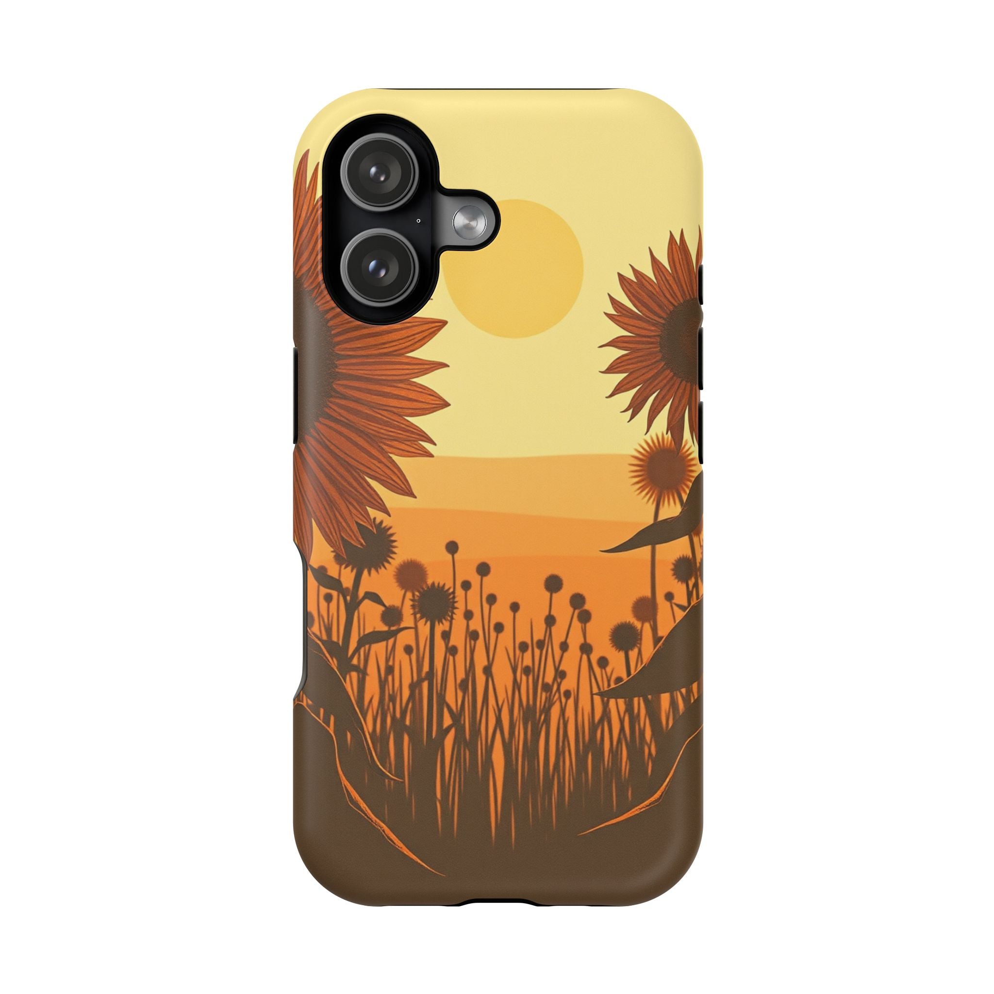 iPhone Serene Sunflower Prairie Design Slim Everyday Designer Case · iPhone Case