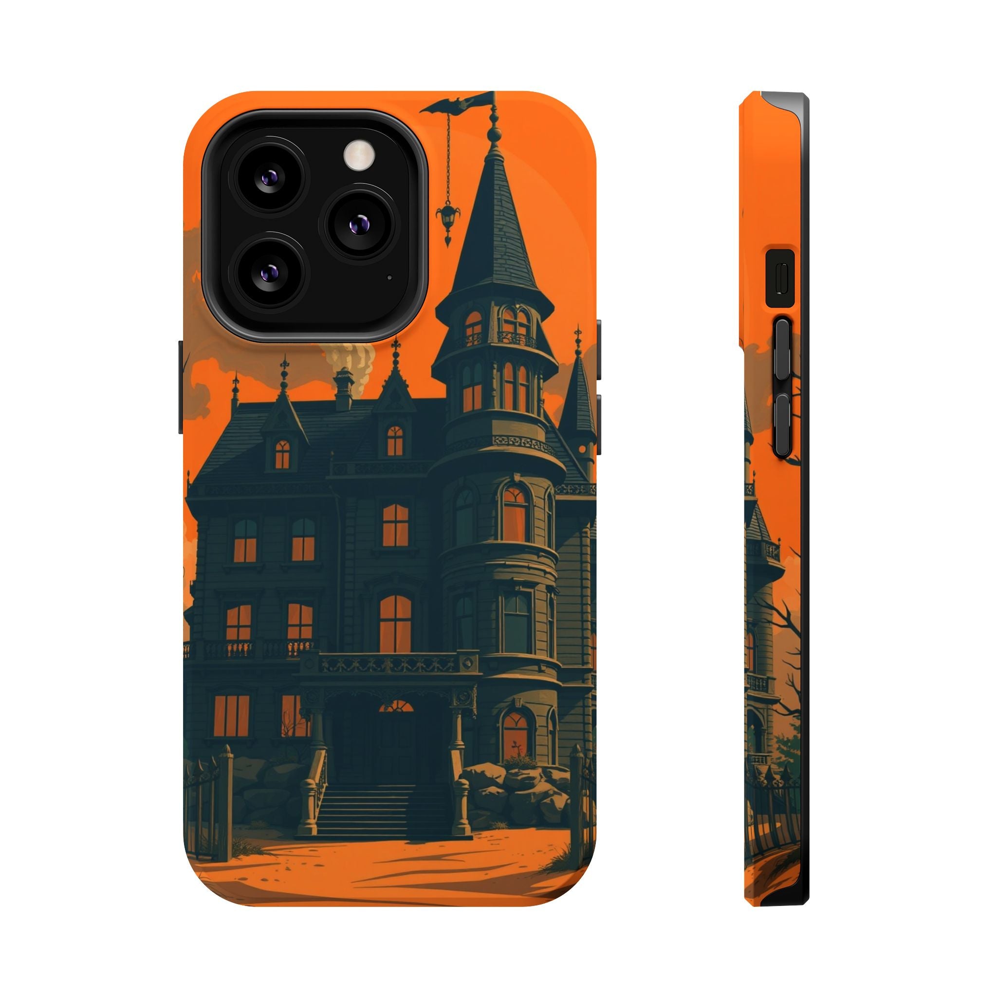 iPhone Vibrant Haunted Mansion Design Slim Everyday Designer Case · iPhone Case