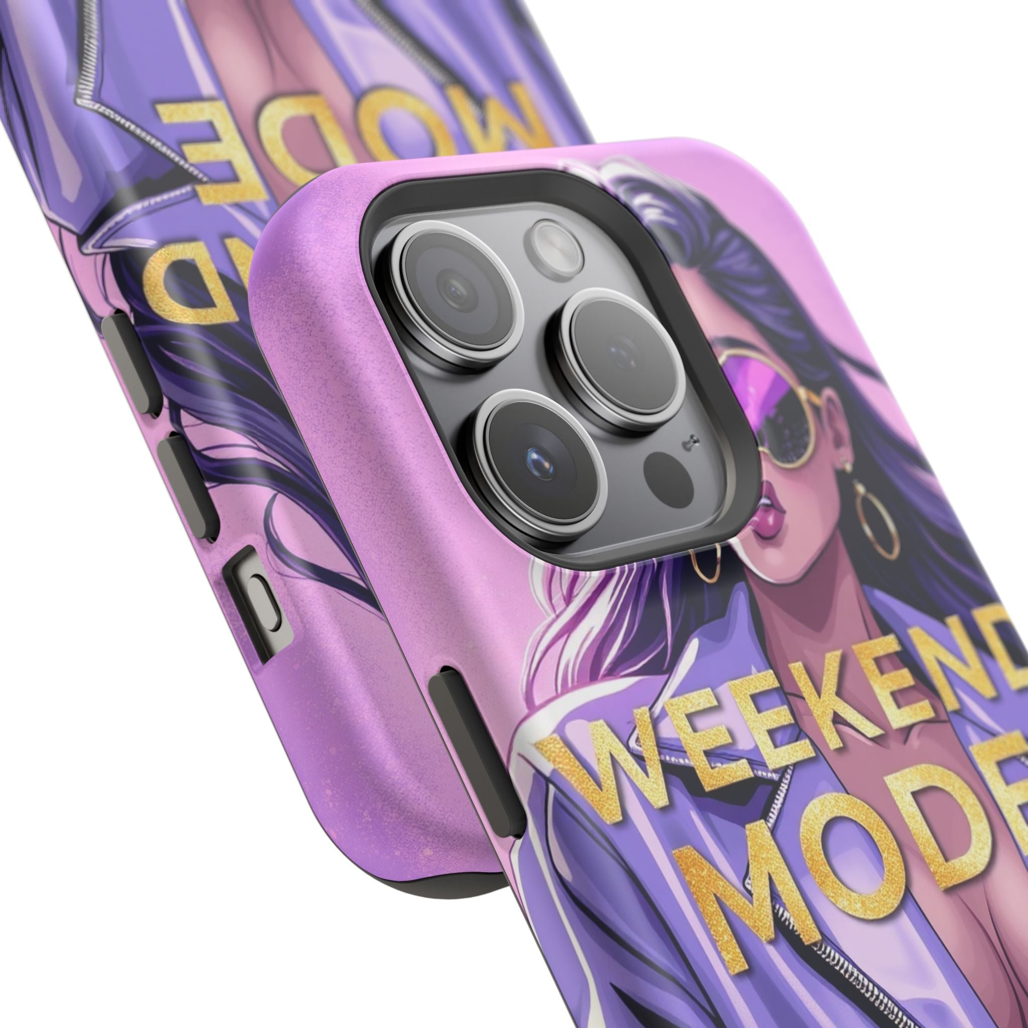 iPhone Lavender And Pearl Weekend Mode On Slim Everyday Designer Case · iPhone C