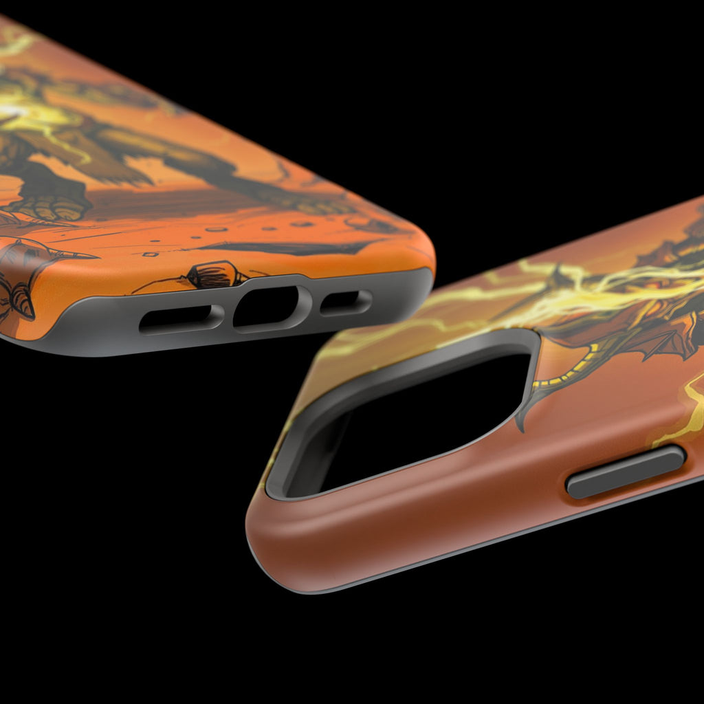 iPhone Burnt Orange And Sand Chaos Goblin Energy Clean Minimal Snap Case · iPhon