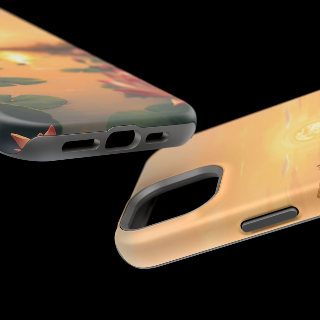 iPhone Lotus Pond Oil Painting Impressionist Slim iPhone Everyday · iPhone Case