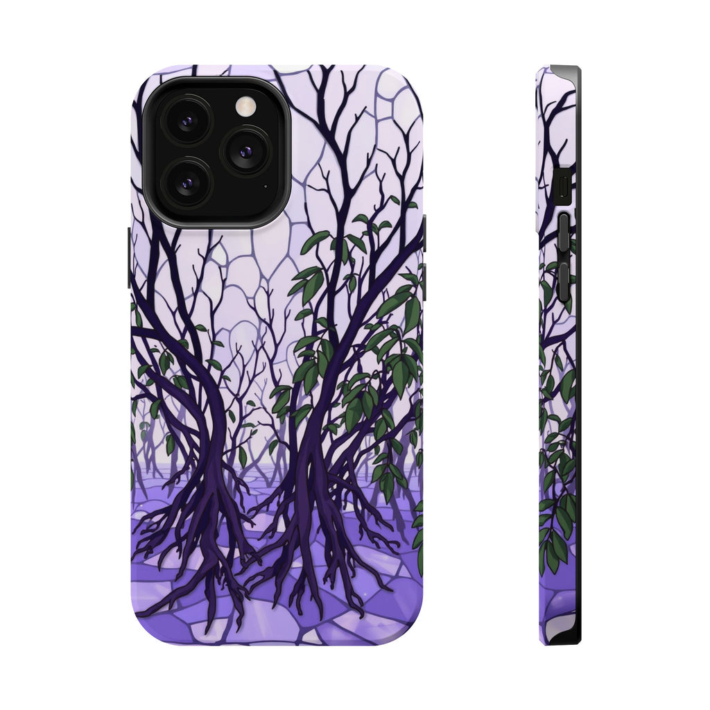 iPhone Lavender And Pearl Mangrove Roots Slim Everyday iPhone Designer · iPhone