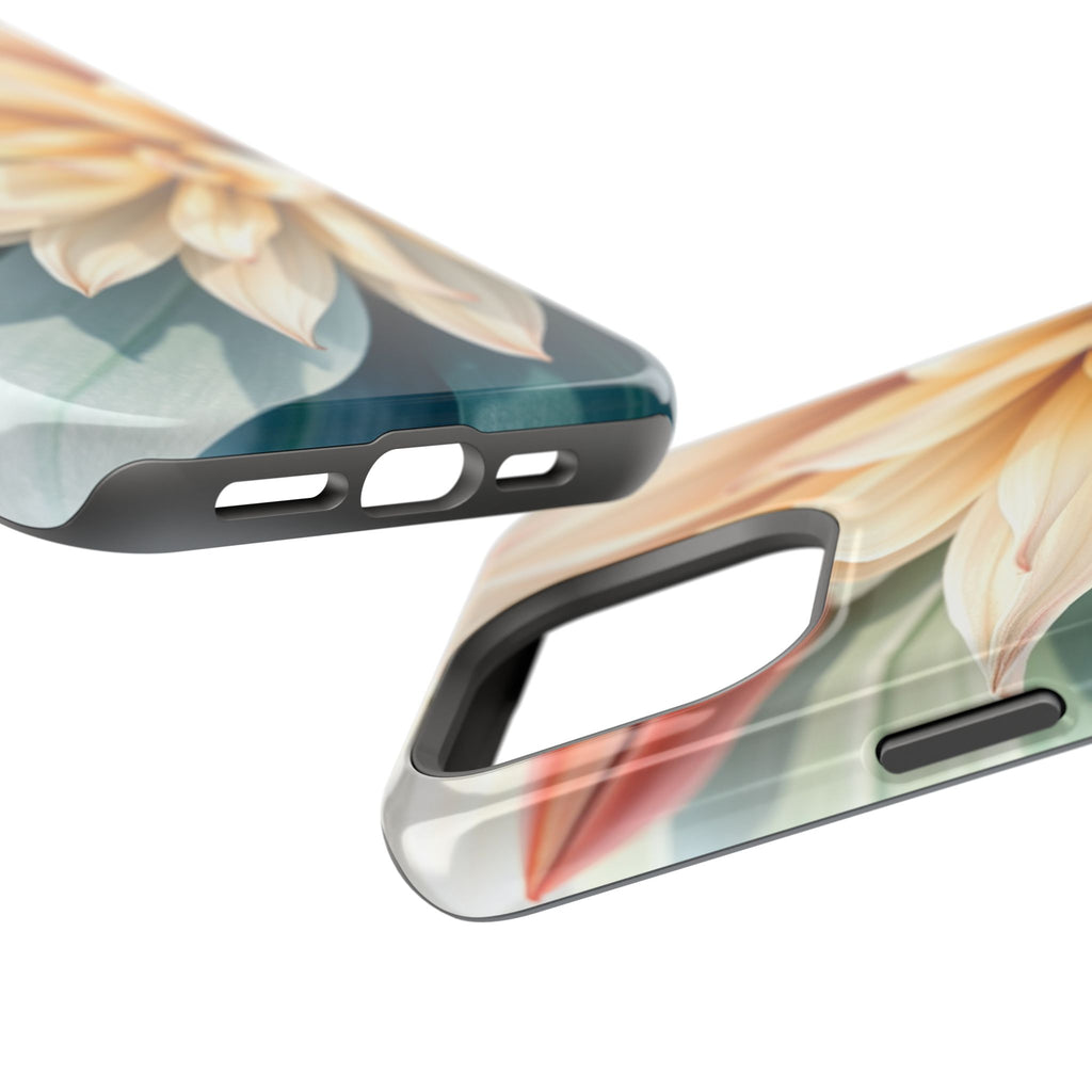 iPhone Neon Floral Radiant Design Clean Minimal Snap Case · iPhone Case