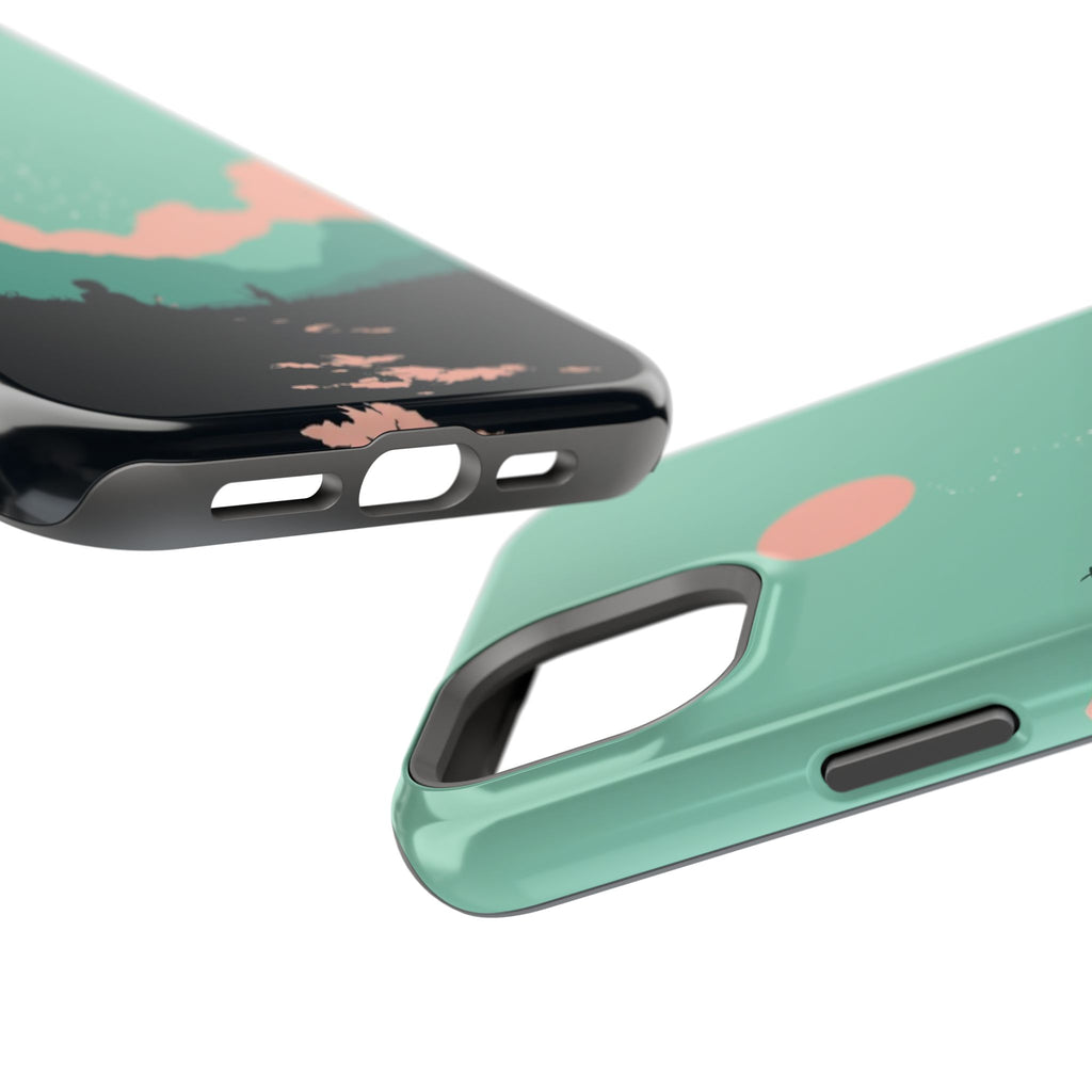 iPhone Magnetic Field Electric Art Bold Modern Everyday Snap Case · iPhone Case