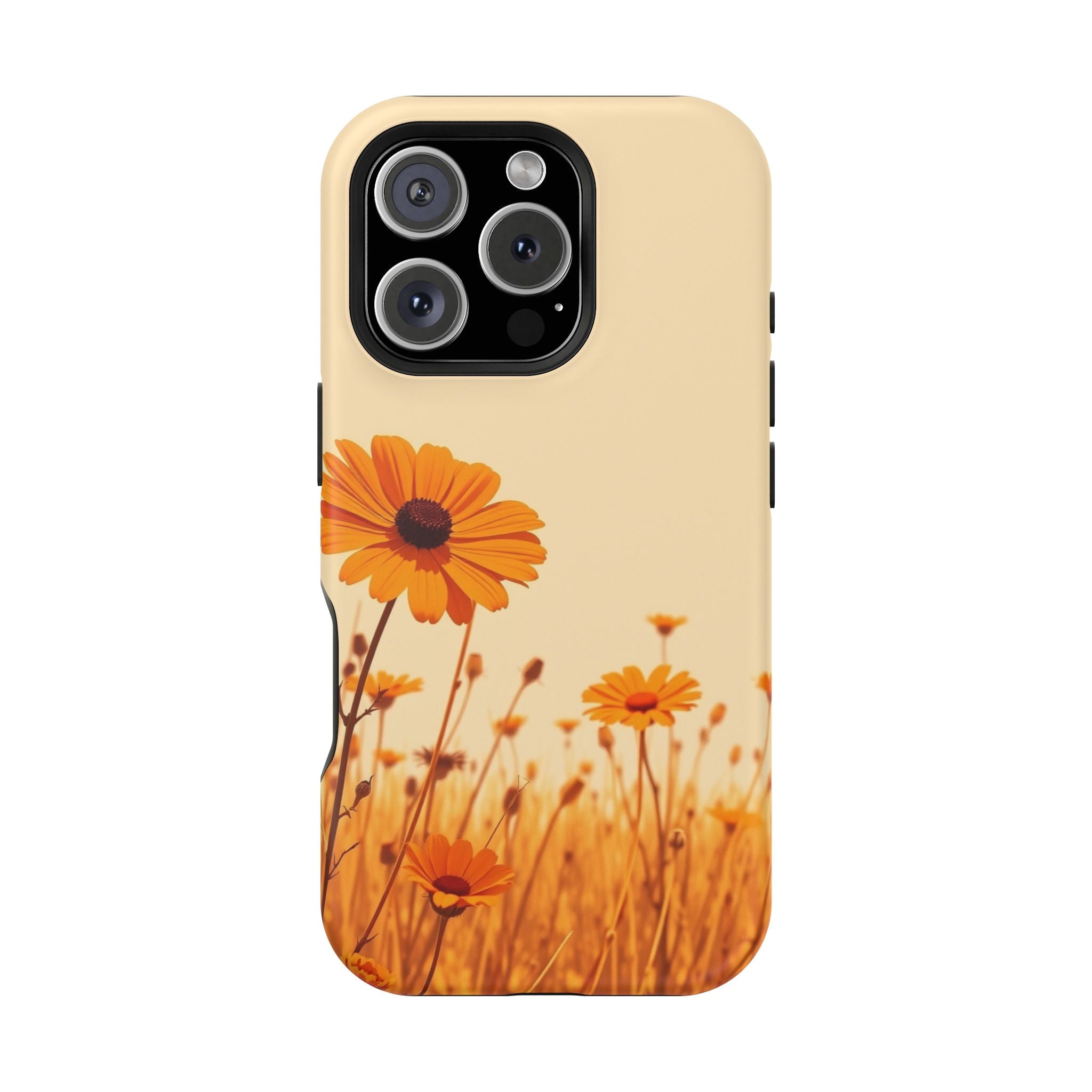 iPhone Wildflower Field Minimalist Line Art Slim Everyday Designer Case · iPhone