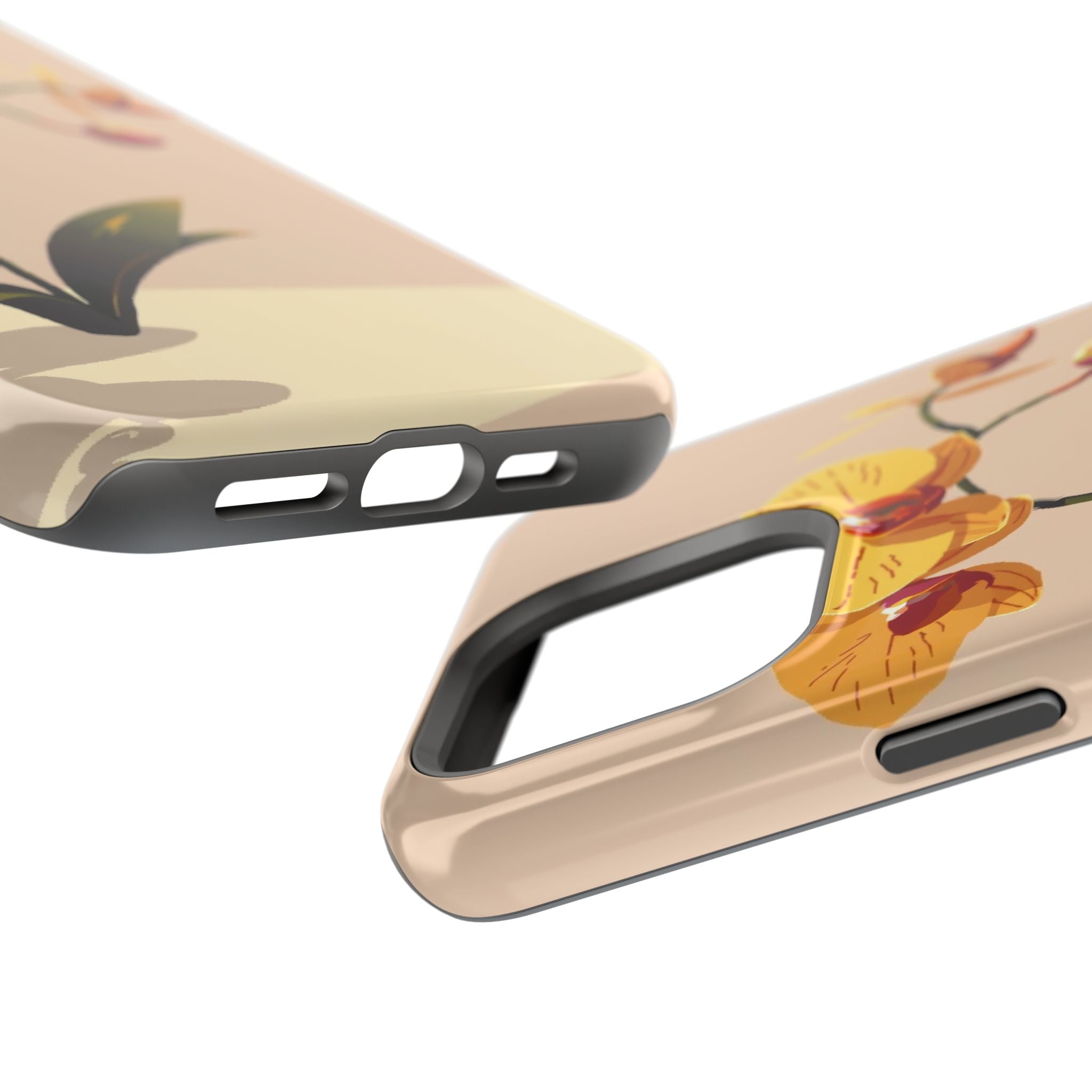 iPhone Orchid Study Pixel Art -Bit Bold Modern Everyday Snap Case · iPhone Case