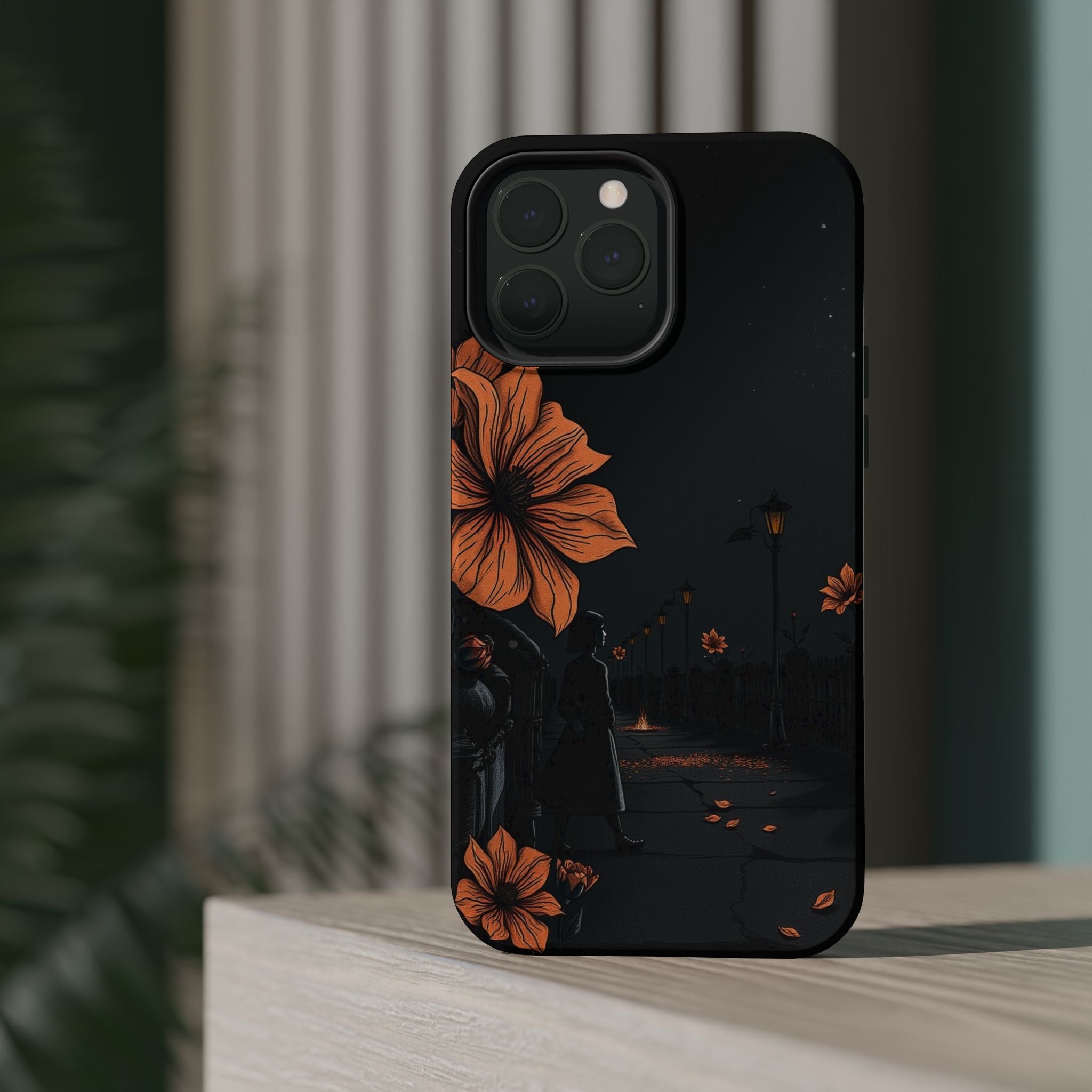 iPhone Night Bloomer Electric Art Bold Modern Everyday Snap Case · iPhone Case