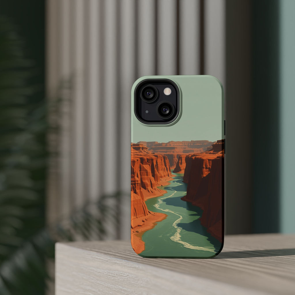 iPhone Burnt Orange And Sand River Canyon Slim iPhone Everyday Designer · iPhone