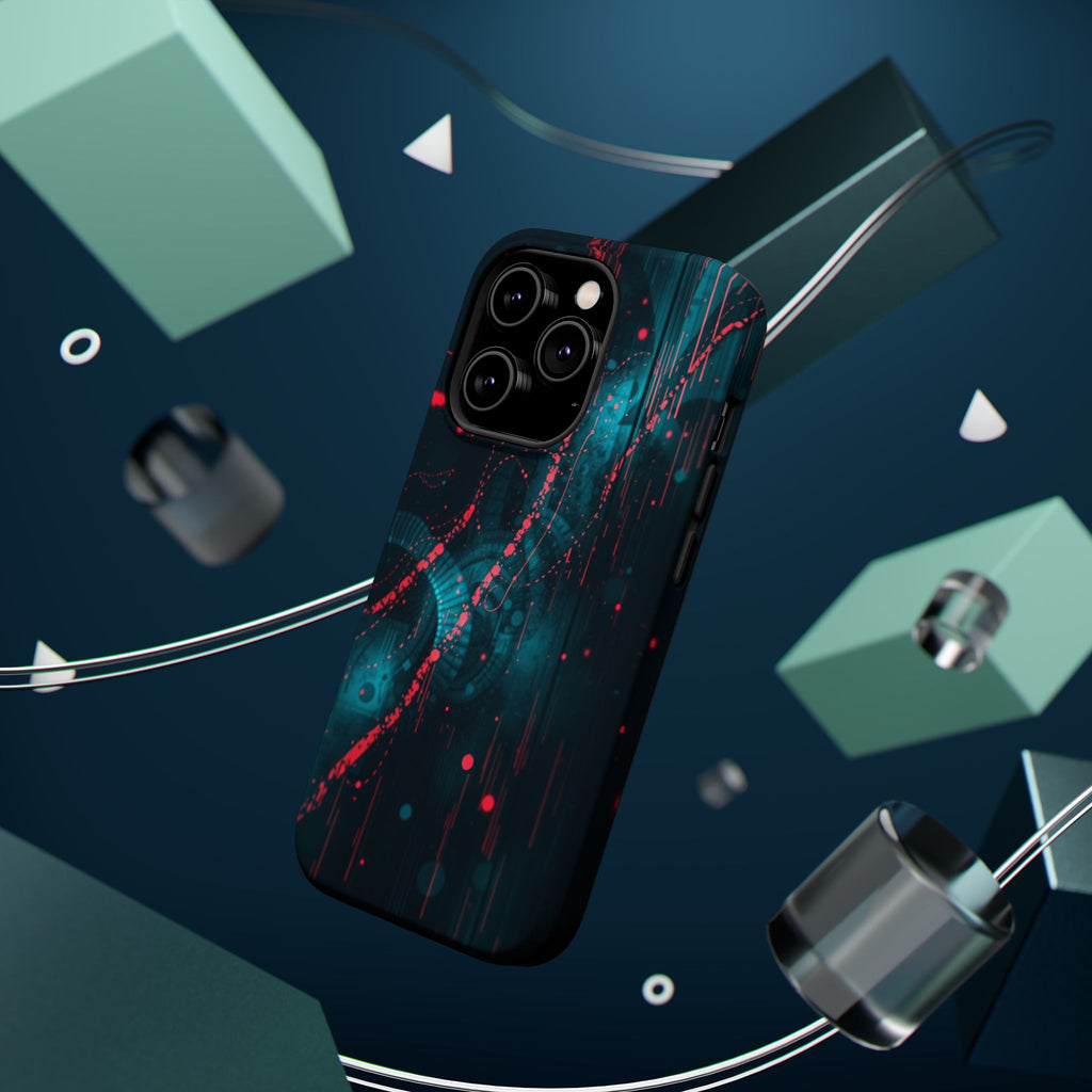 iPhone Digital Noise Cinematic Art Bold Modern Everyday Snap Case · iPhone Case