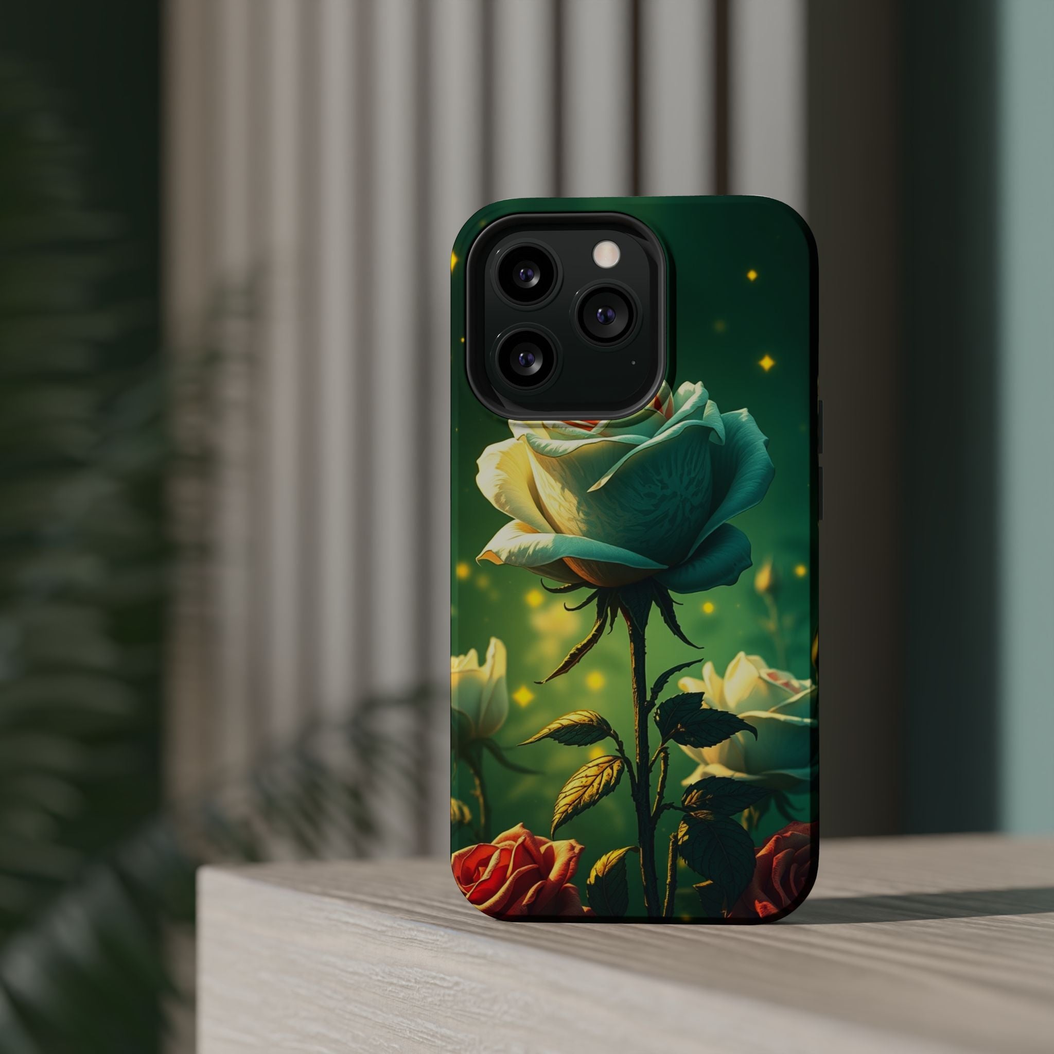 iPhone Earthy Rose Garden Design Bold Modern Everyday Snap Case · iPhone Case