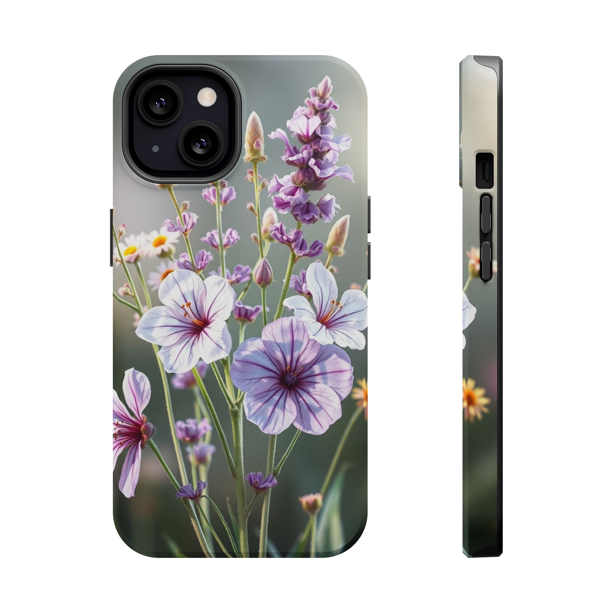 iPhone Wildflower Bunch Enchanted Art Slim Everyday Designer Case · iPhone Case