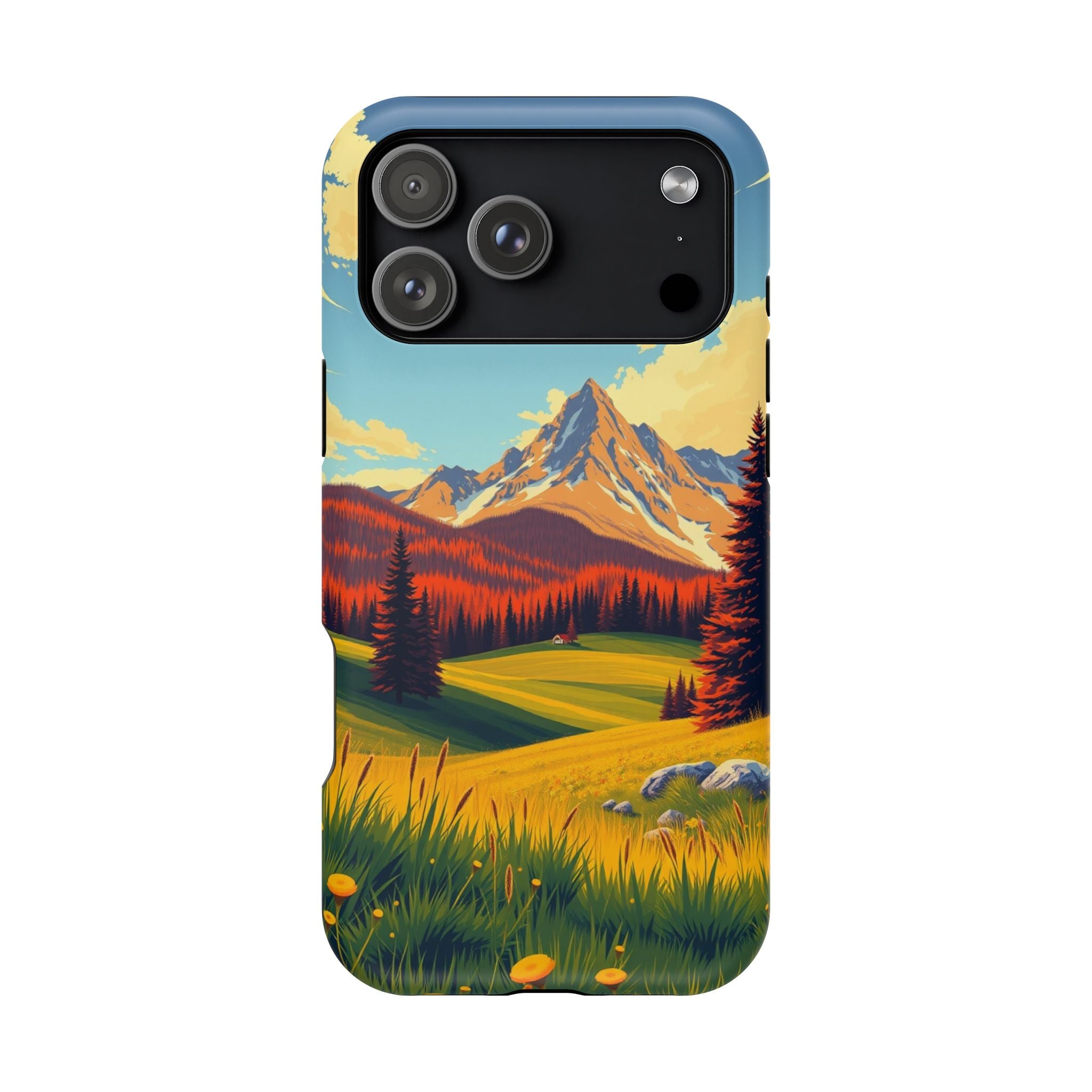 iPhone Radiant Alpine Meadow Design Slim Everyday Designer Case · iPhone Case