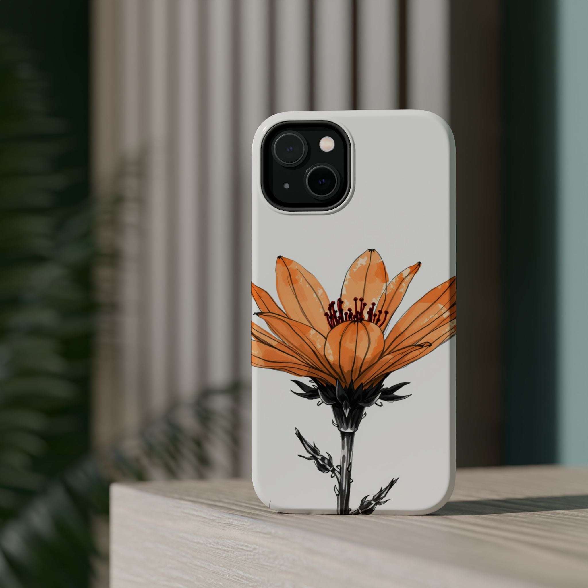 iPhone Earthy Desert Flower Design Bold Modern Everyday Snap Case · iPhone Case