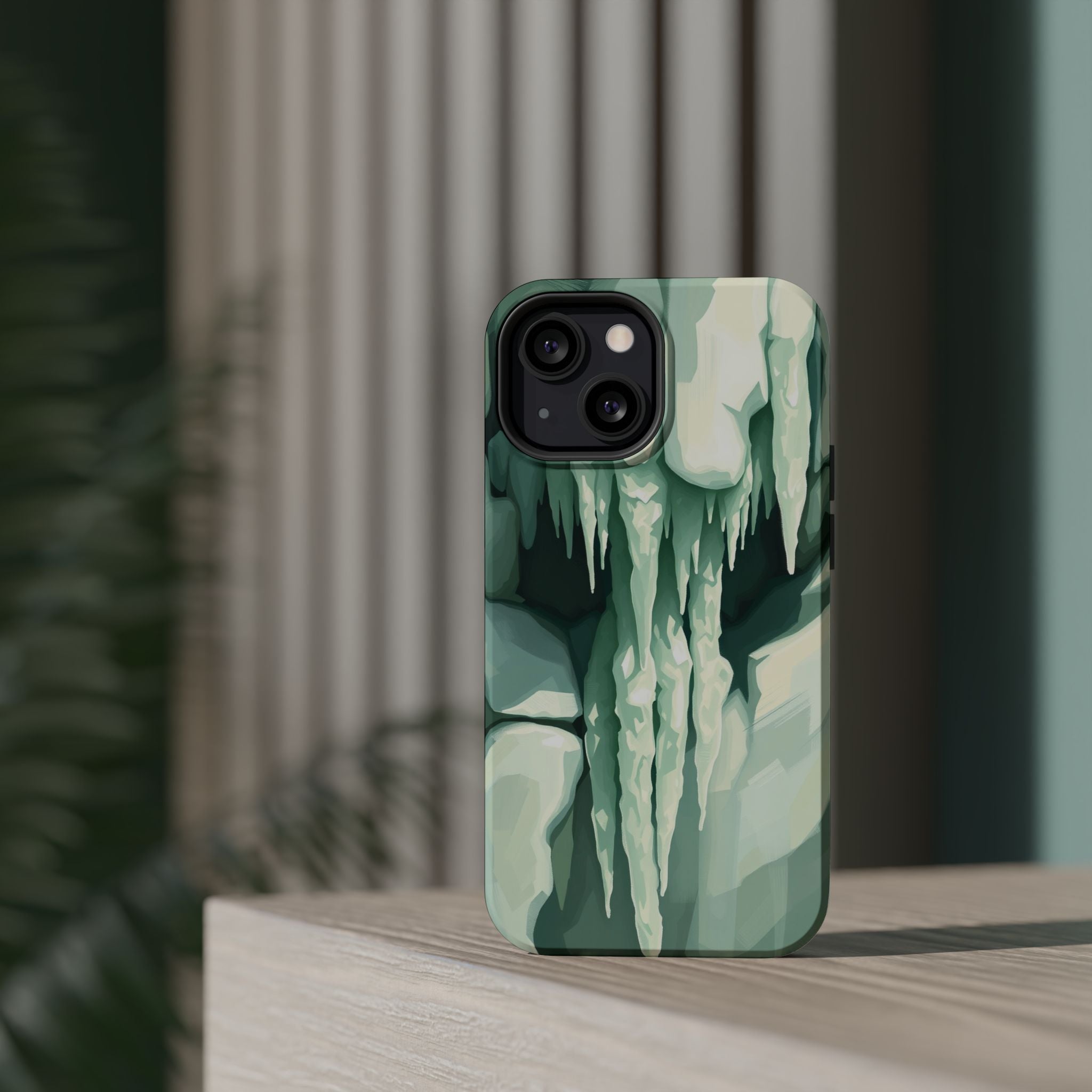 iPhone Earthy Icicle Formation Design Slim Everyday Designer Case · iPhone Case