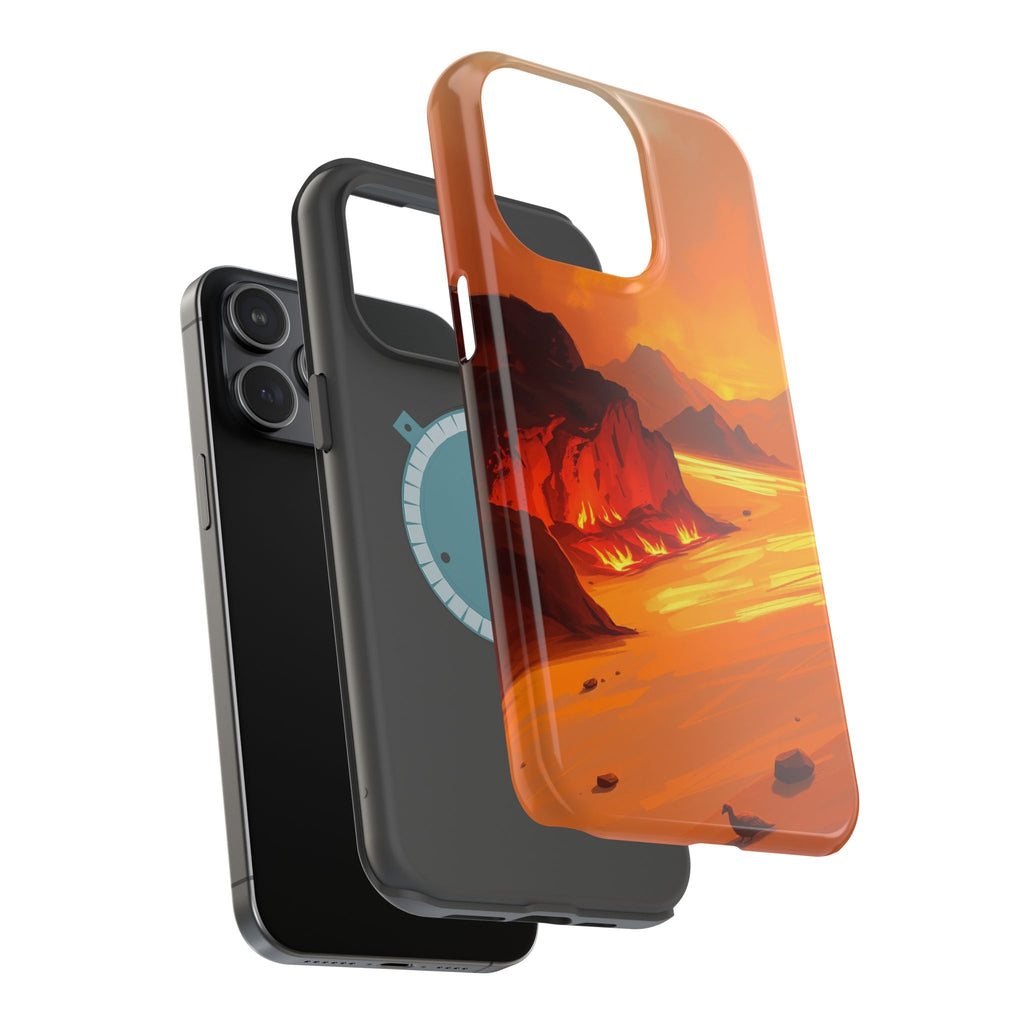 iPhone Burnt Orange And Sand Wildfire Glow Slim iPhone Everyday · iPhone Case