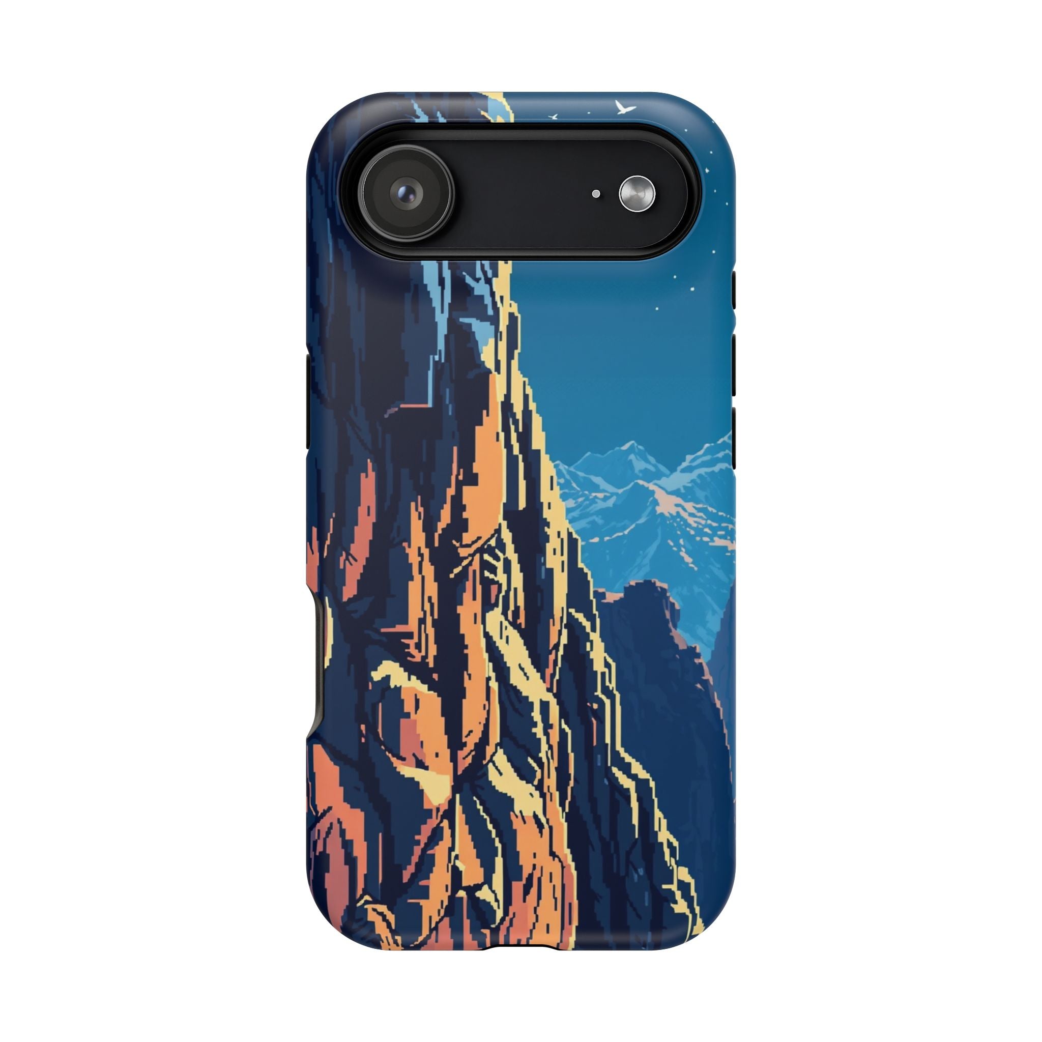 iPhone Midnight Blue And Silver Canyon Wall Slim iPhone Everyday · iPhone Case