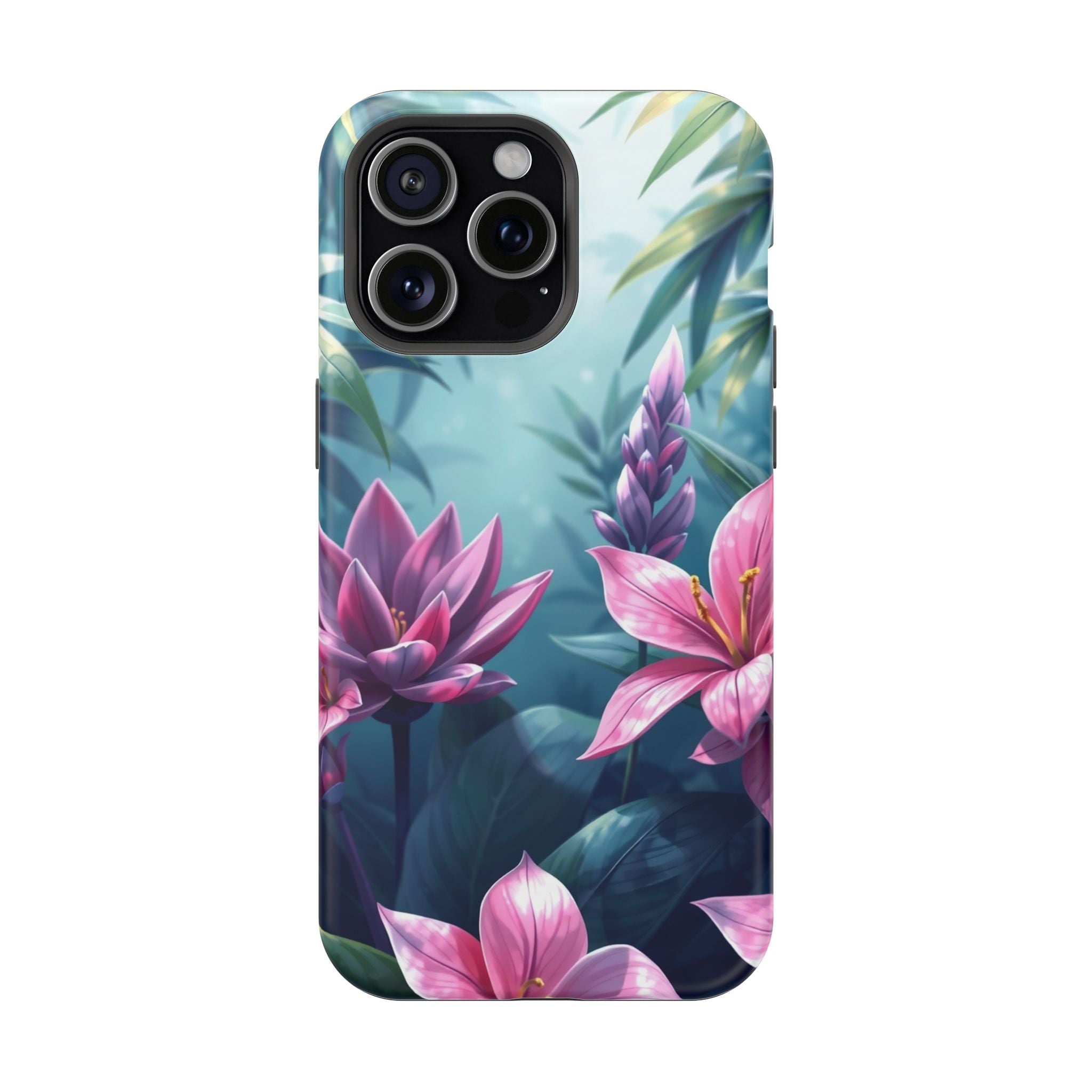 iPhone Indigo And Violet Jungle Floral Slim Everyday Designer Case · iPhone Case