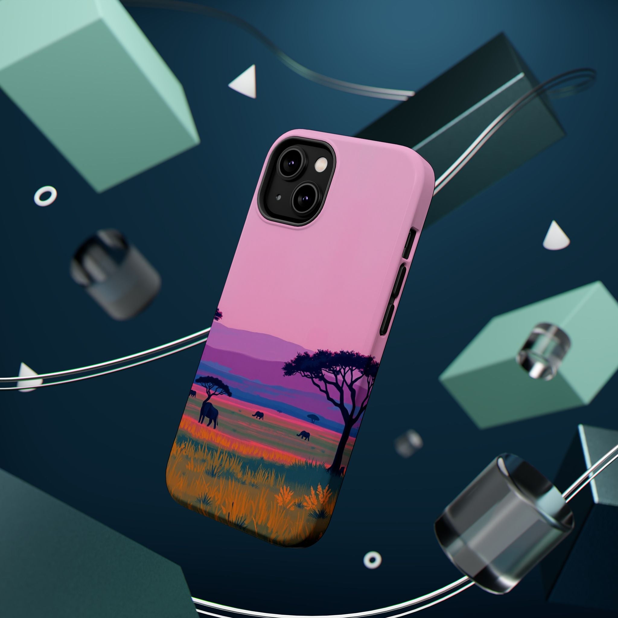 iPhone Savanna Horizon Electric Art Slim Everyday Designer Case · iPhone Case