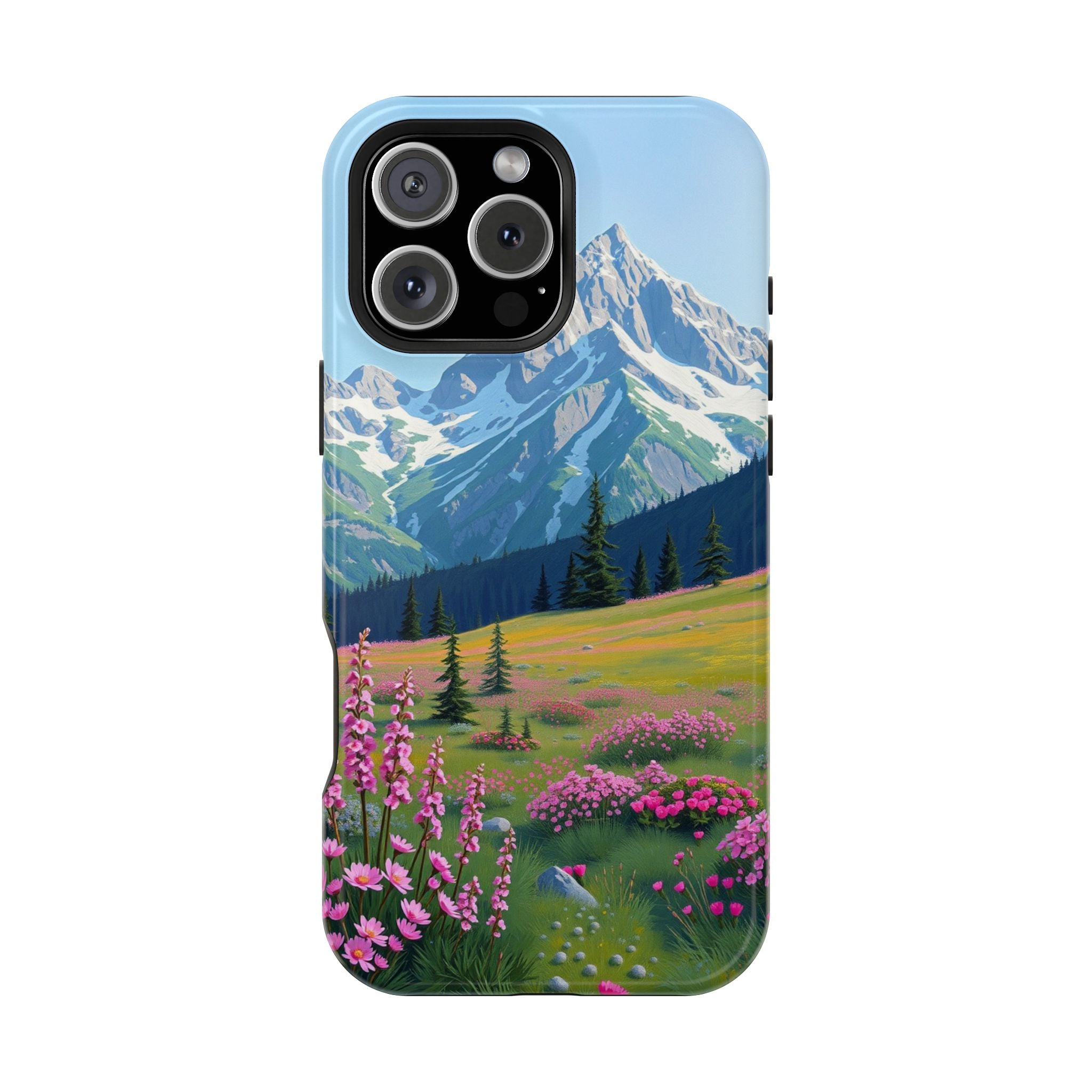 iPhone Earthy Alpine Meadow Design Bold Modern Everyday Snap Case · iPhone Case