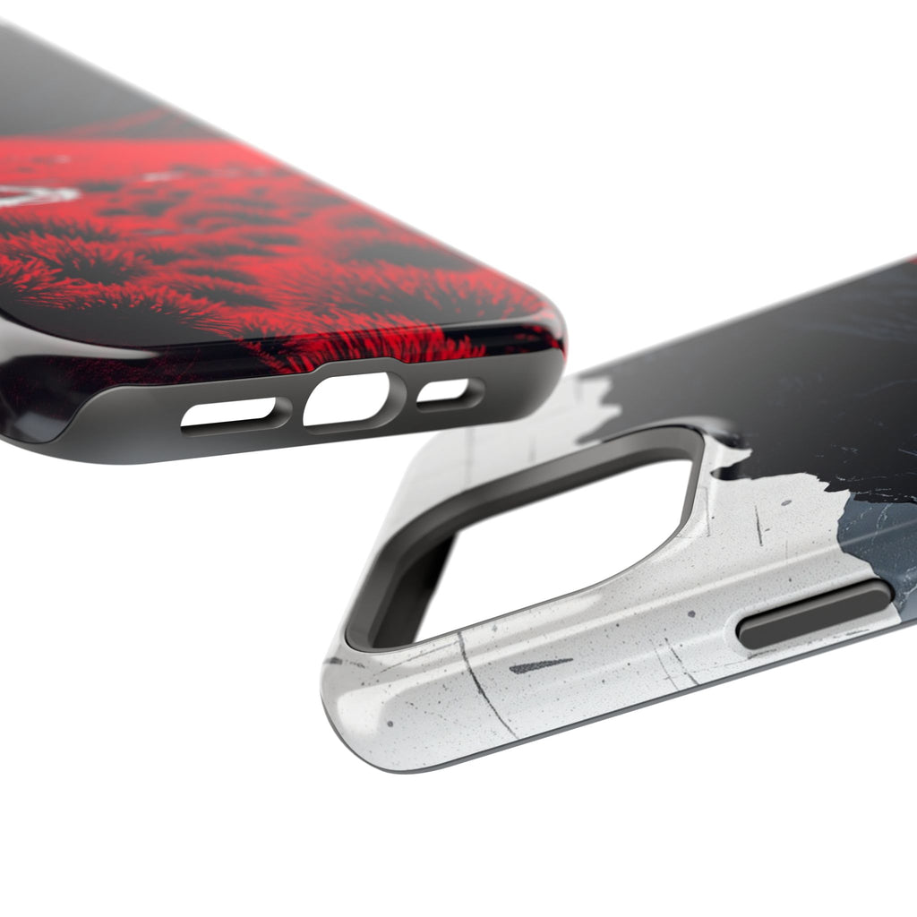iPhone Black And Crimson Tundra Expanse Slim Everyday iPhone 15 · iPhone Case